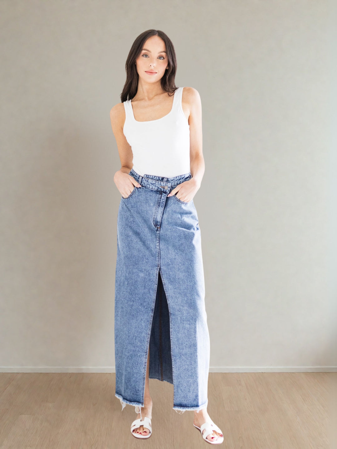 Jana Skirt in Medium Blue