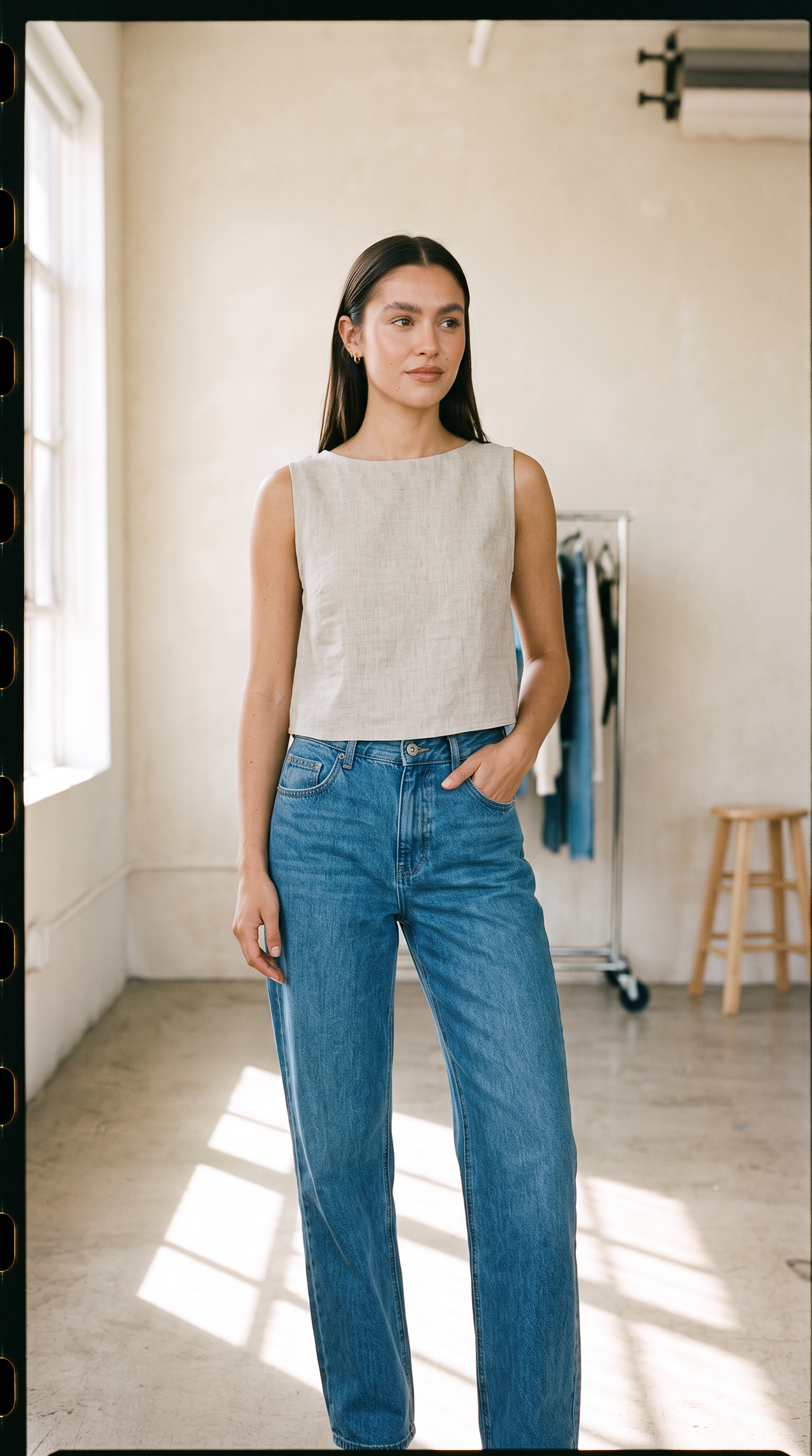 Nina Linen Tank Oat-Isabeyphotography-2