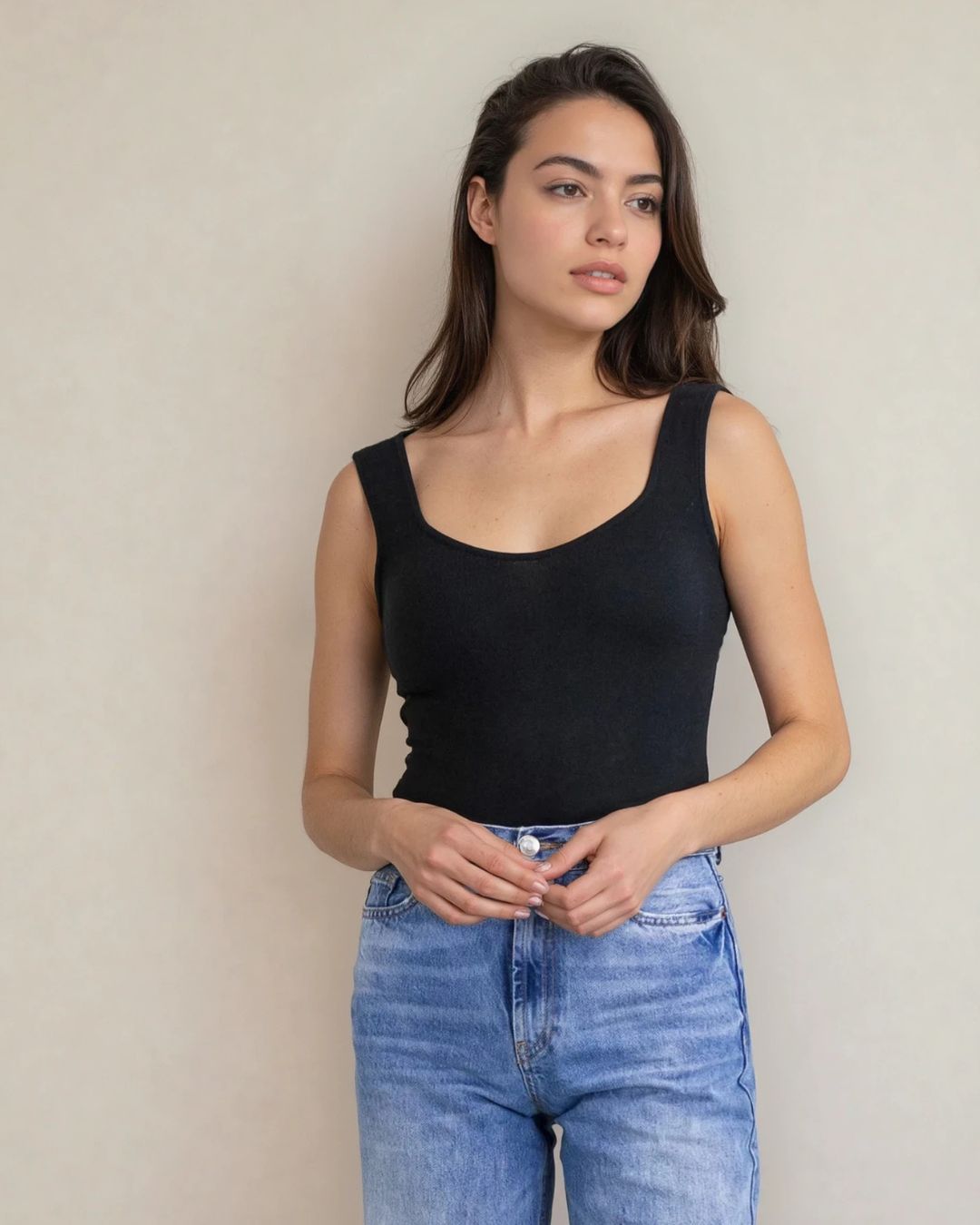 Emelia Knit Bodysuit in Black