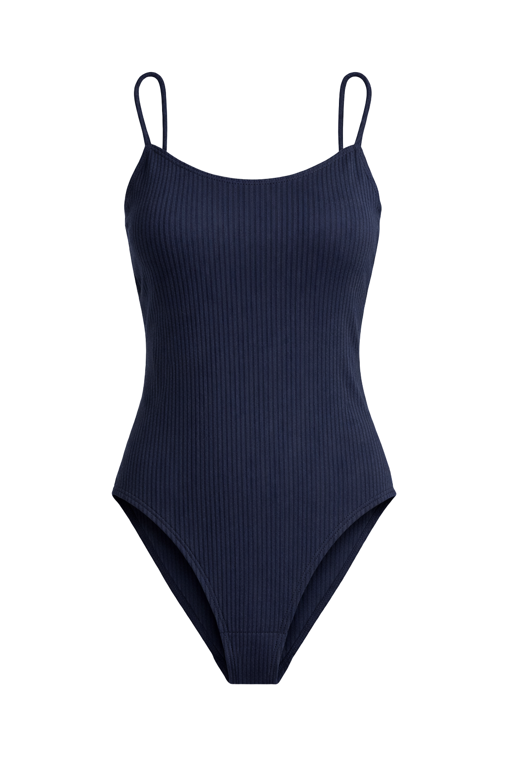 Laramie Ribbed One Piece Swimsuit in Black