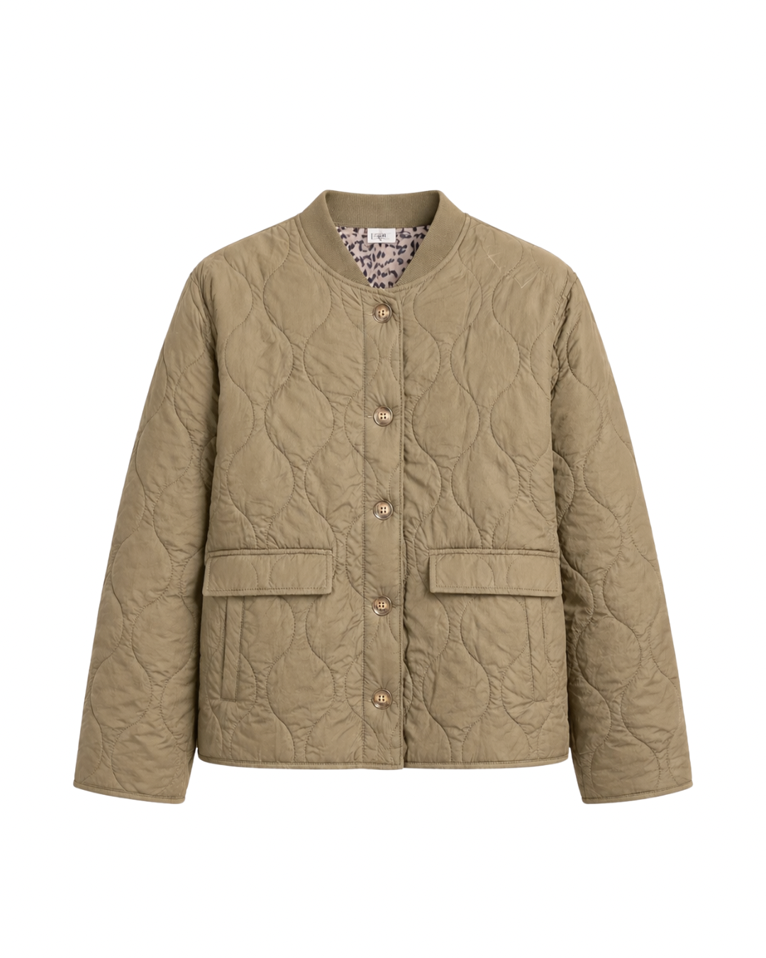 Elora Quilted Coat Olive