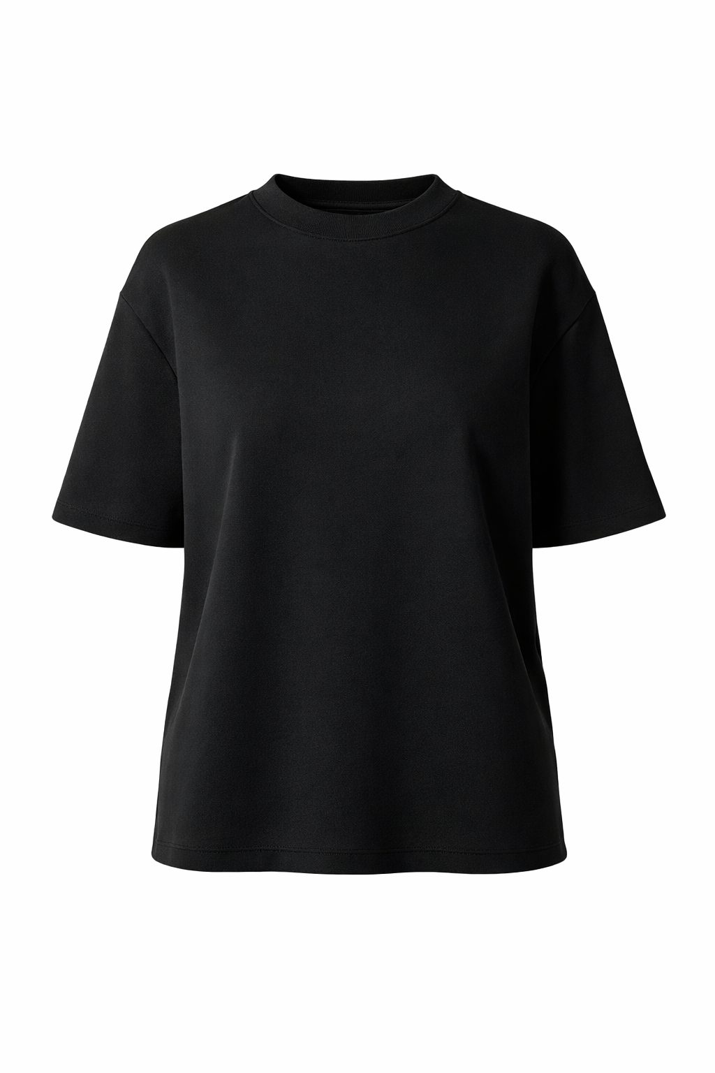 Lilou LUXEflow Relaxed Tee black