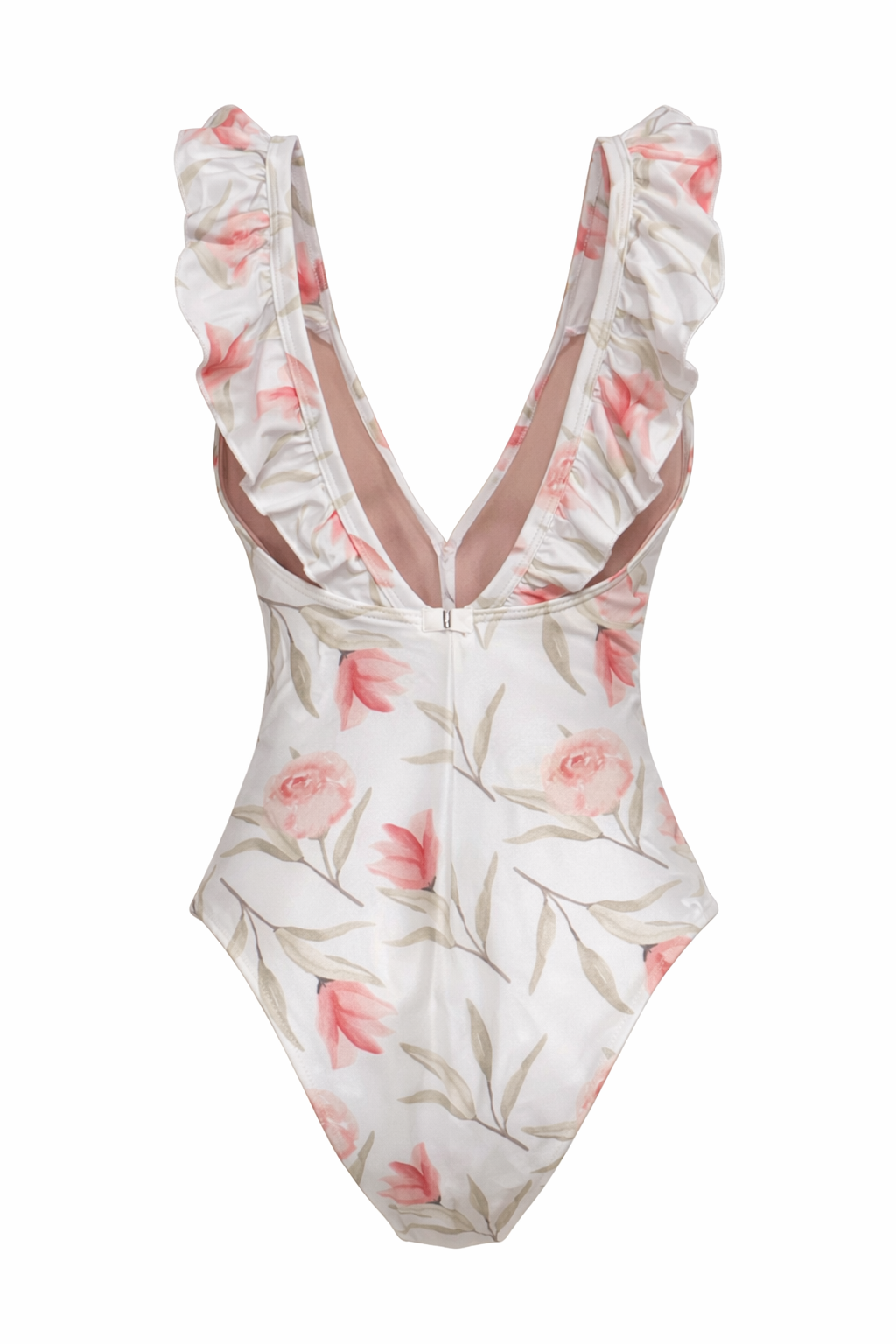 Lushwater One Piece Frilled Swimsuit in Multi