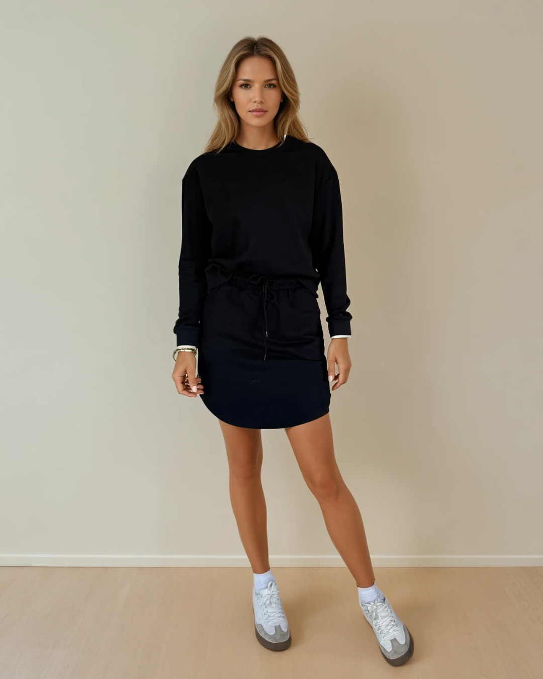 Emery Skirt Set Black