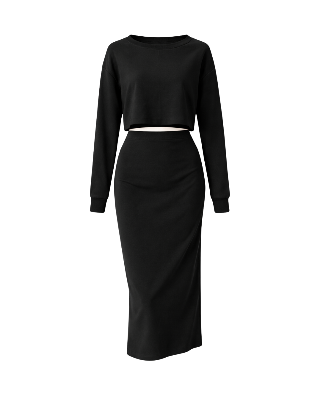 Eversoft Raw Edge Set in Black