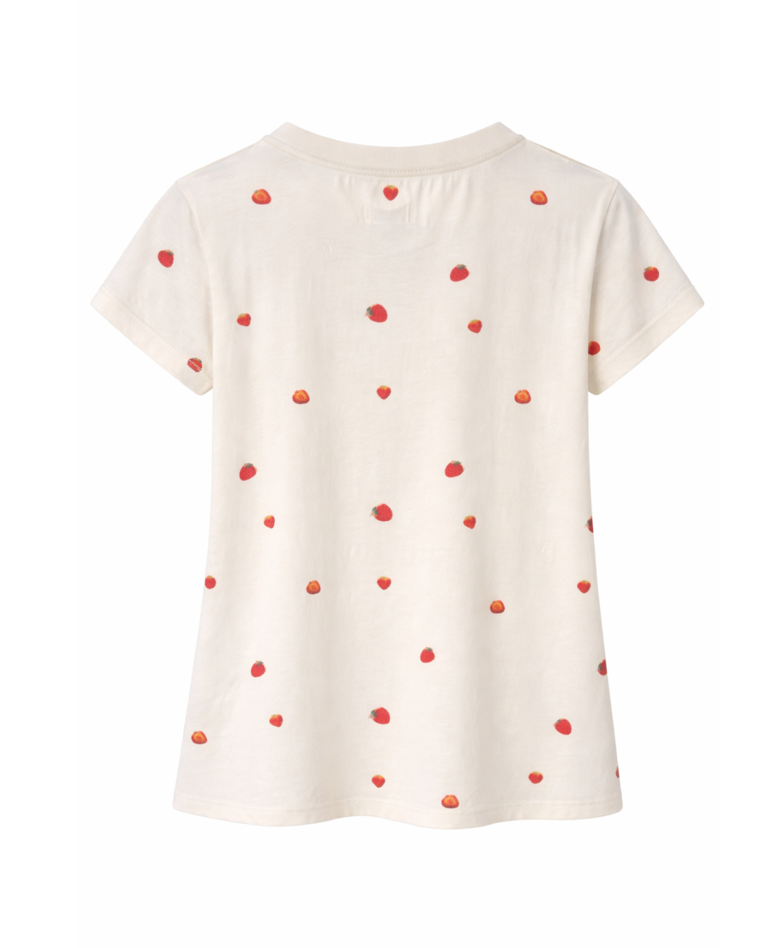 Reign - Printed Cotton Graphic Tie Tee In Strawberry