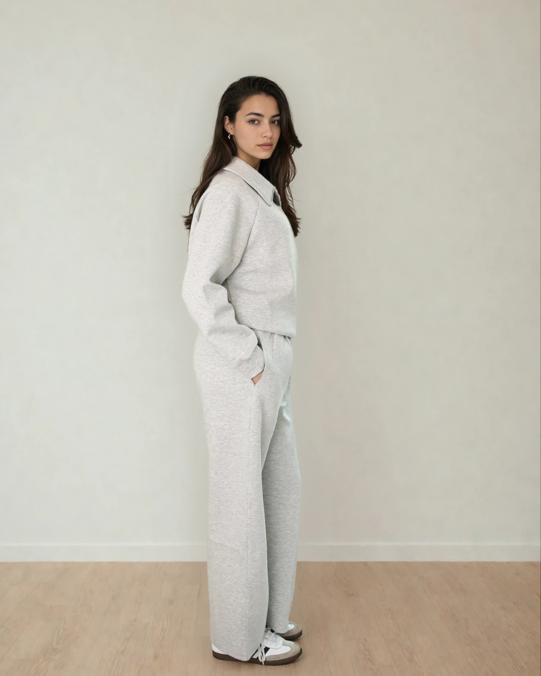 Adora LUXEflow Leg Pant Heather Grey