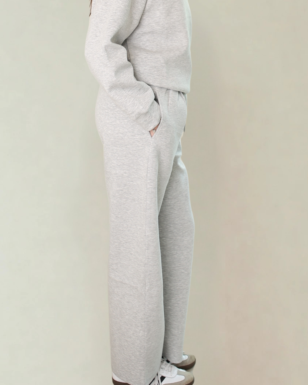 Adora LUXEflow Leg Pant Heather Grey