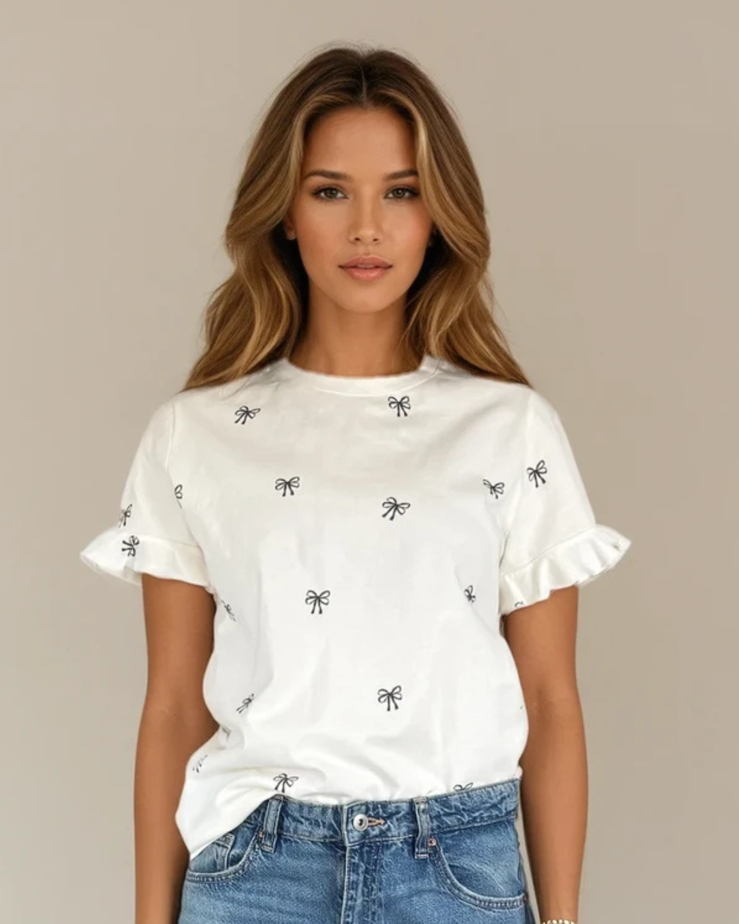 Elodie Ruffle Cuff Bows