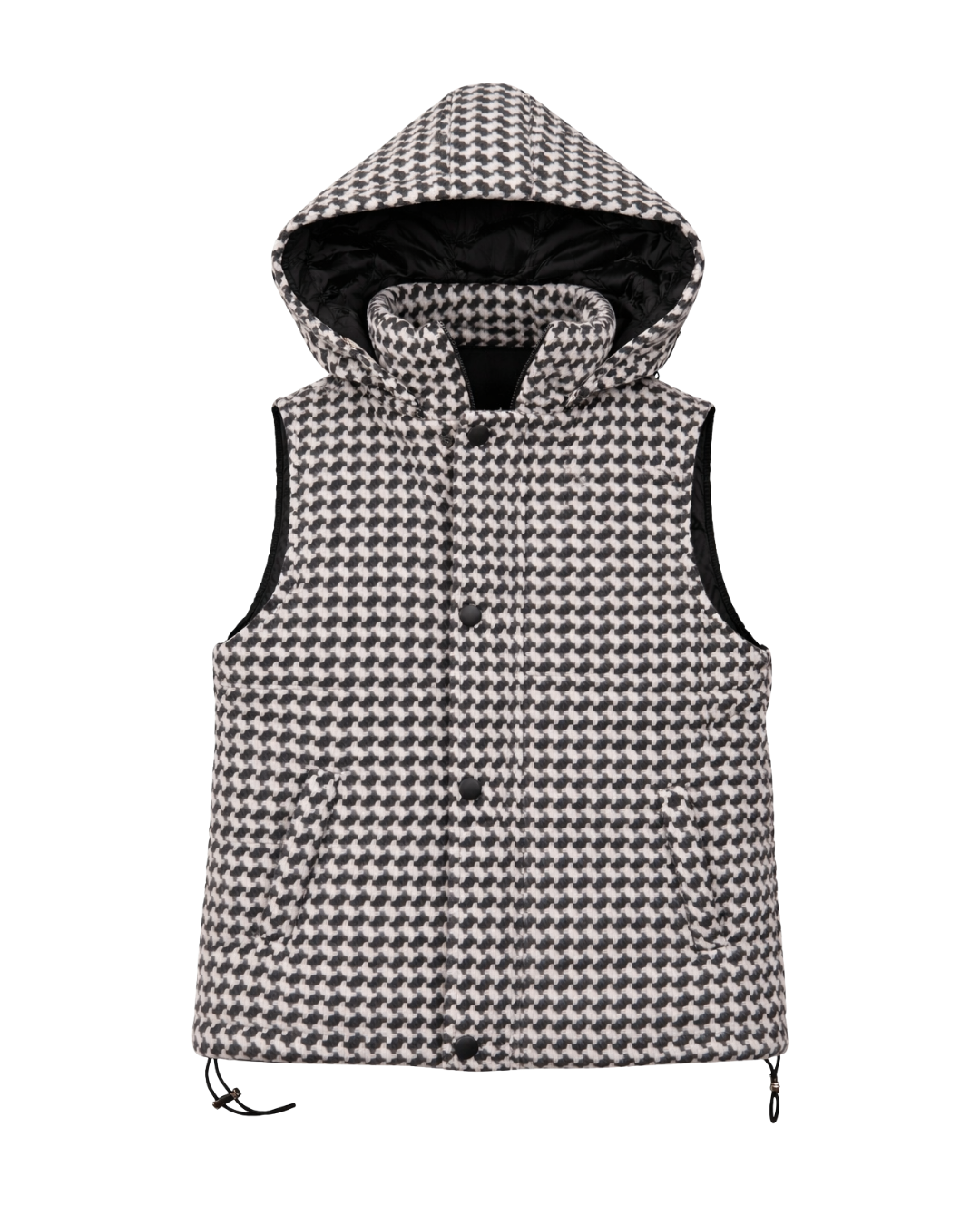 Lina Vest in Houndstooth
