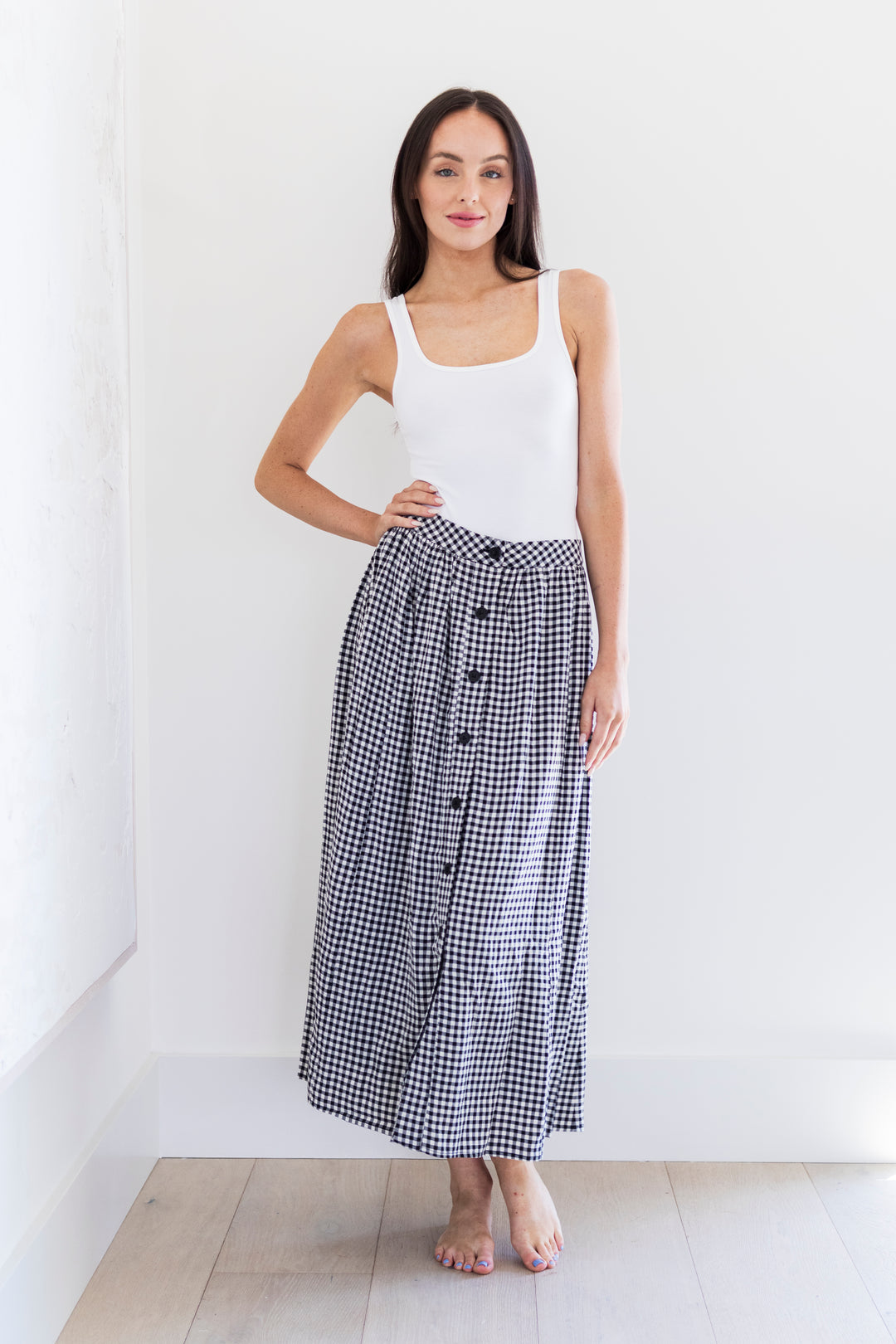 Chrissy  Skirt Gingham