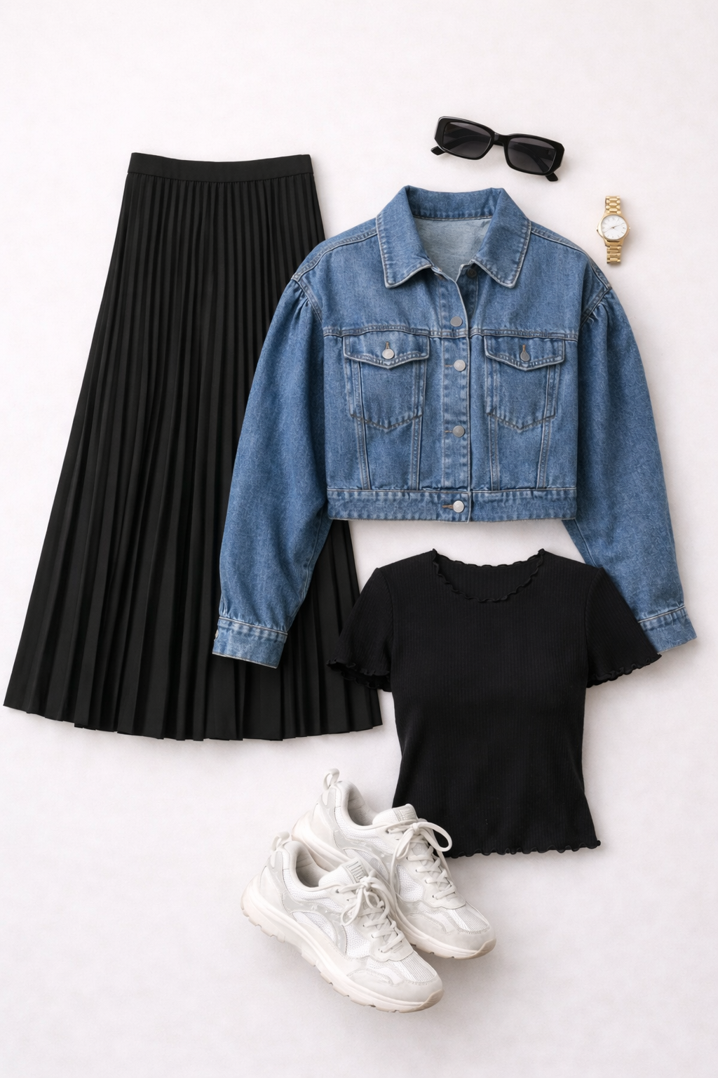 Monika Pleated Skirt