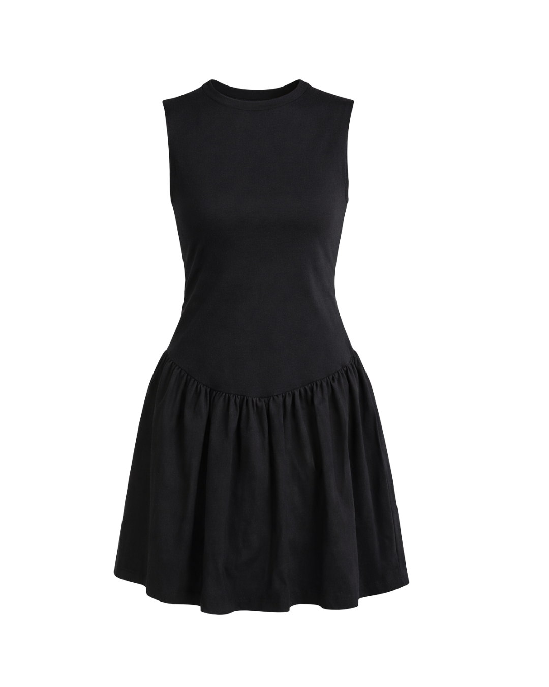 Neva - Bubble Hem Cocktail Dress In Black