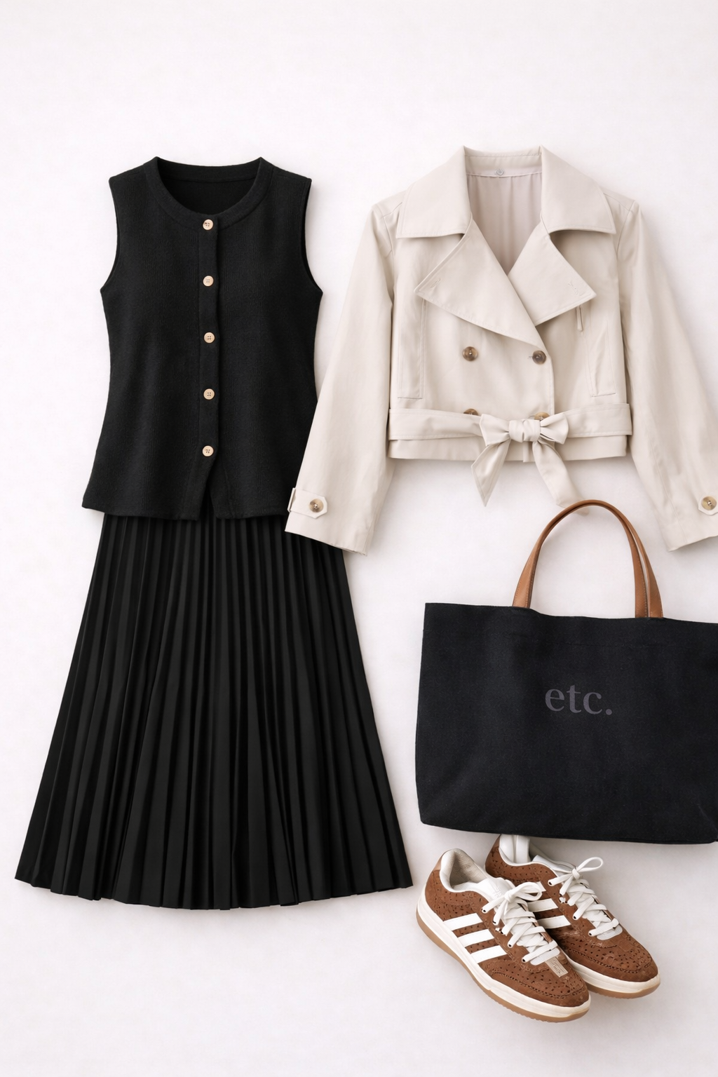 Monika Pleated Skirt