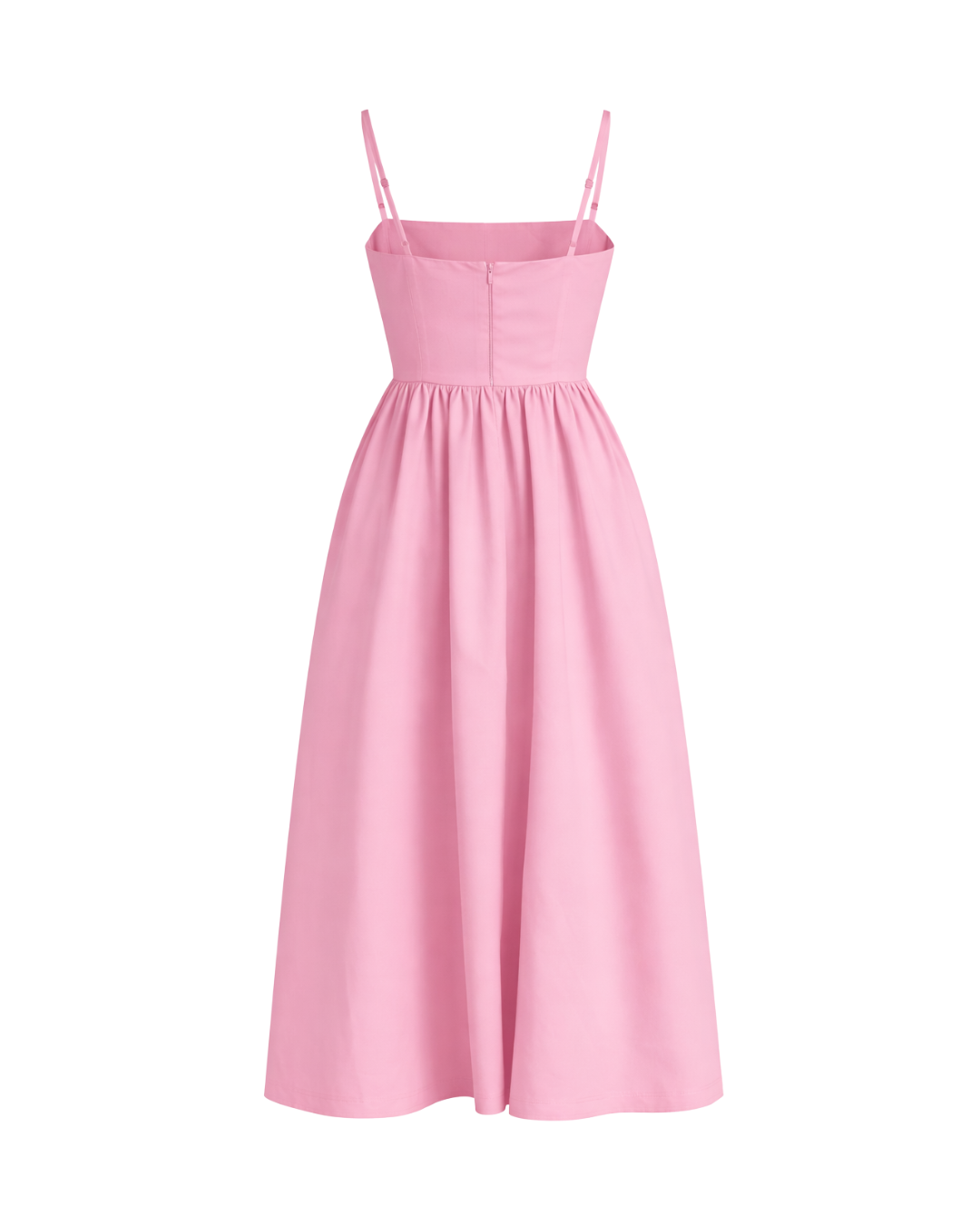 Averie Poplin Dress in Pink