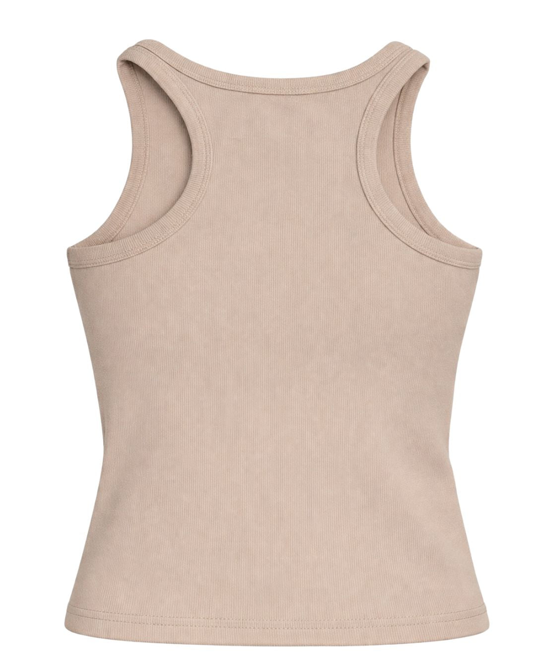 Etta Basic Tank with Racer Back in Sand