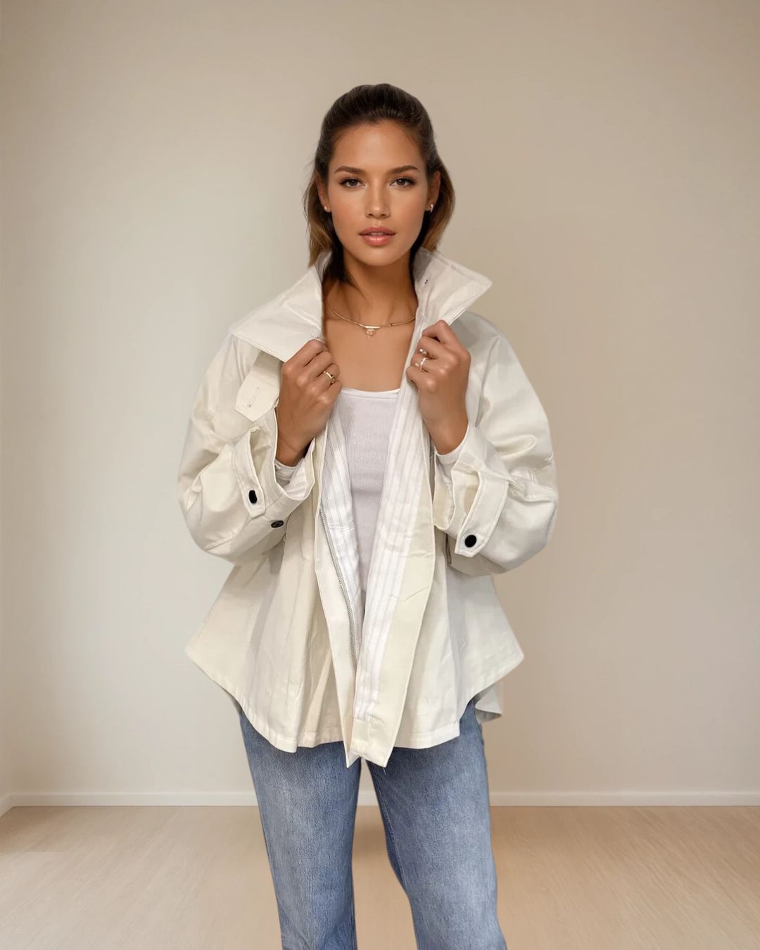 Hudson Fall Jacket in Sugar
