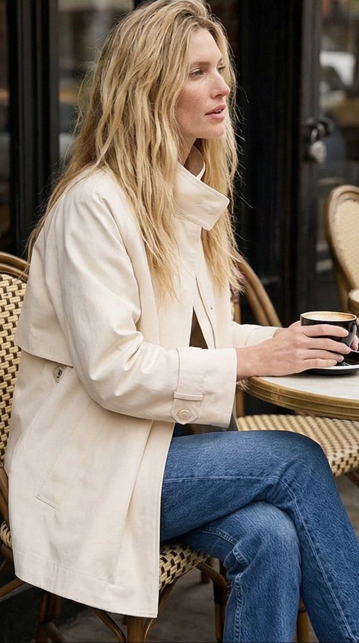 Hudson - Soft Structured Everyday Jacket In Ivory