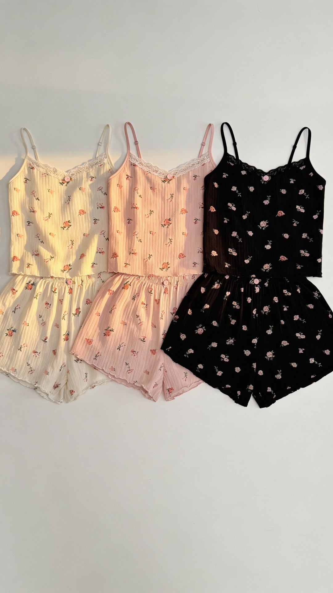 Stevie 2pc Tank & Shorts Sleep Set Pink