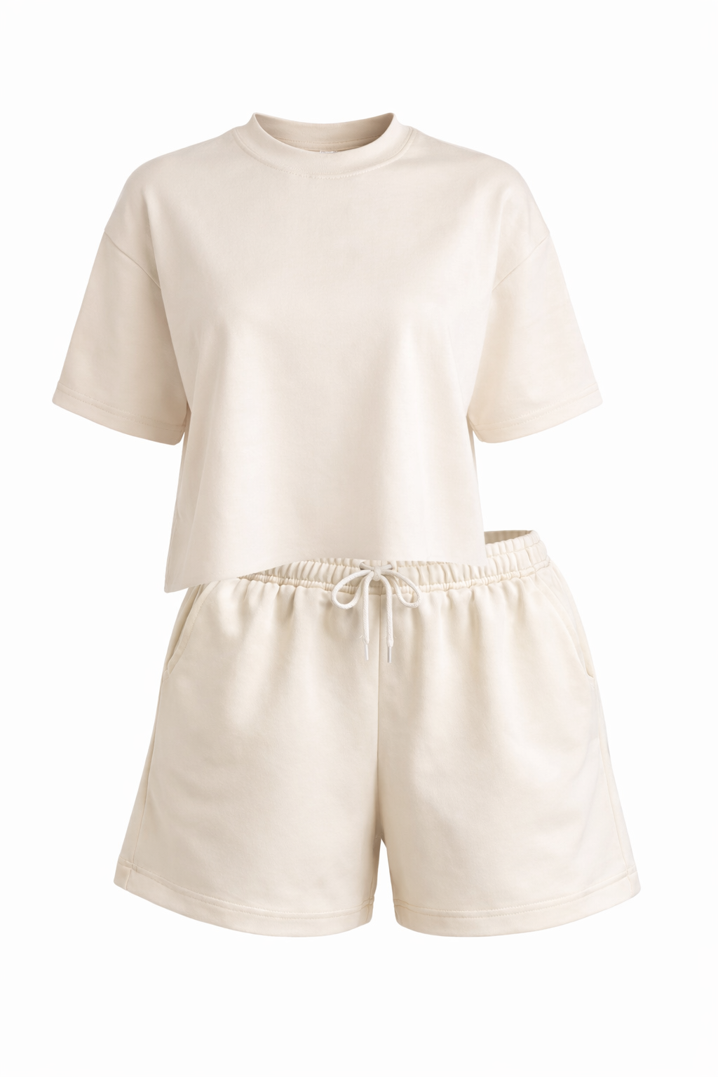 Emmie Luxeflow - Soft Active Short In Creme