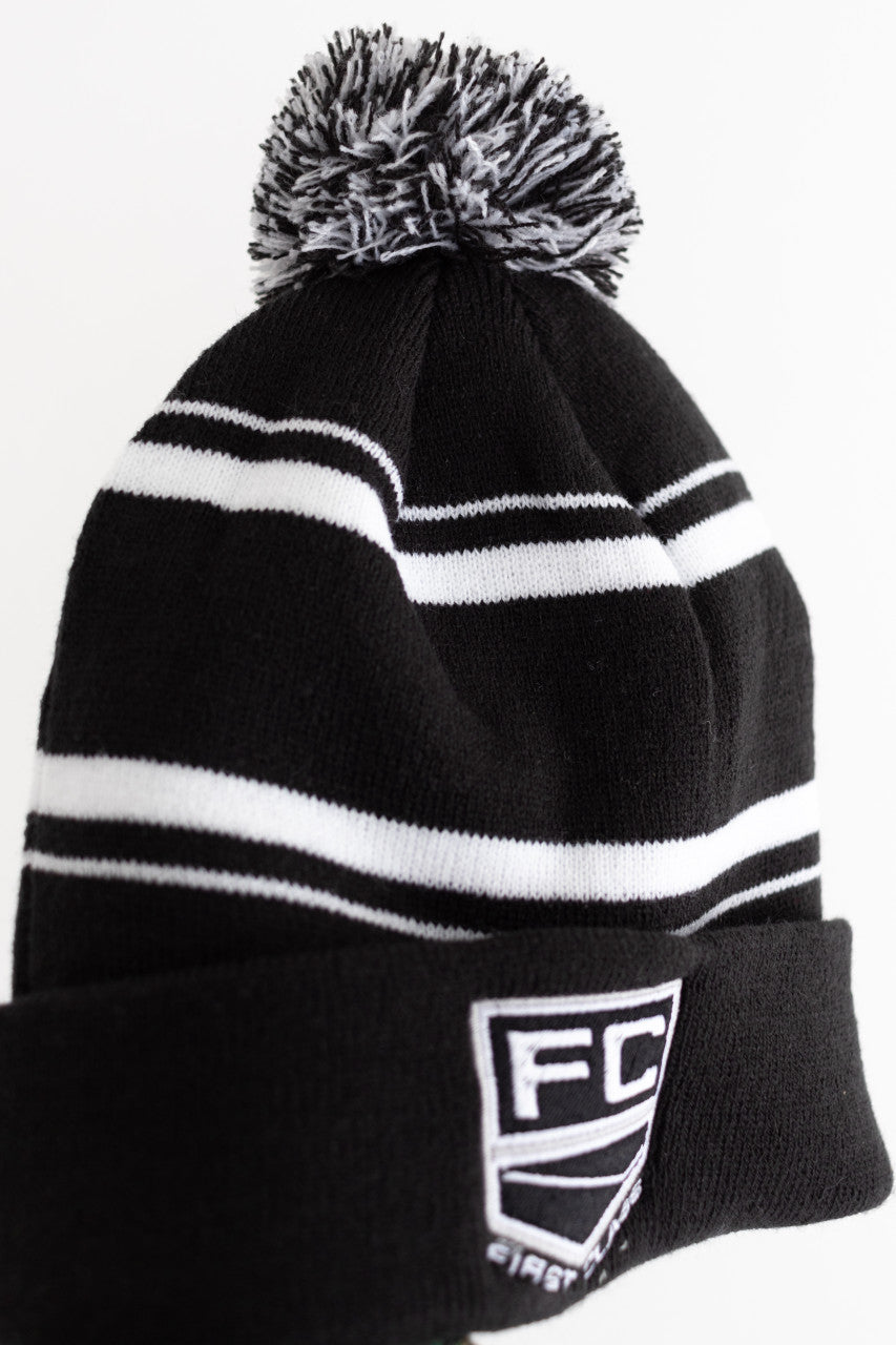 First Class Branded Toque in Black