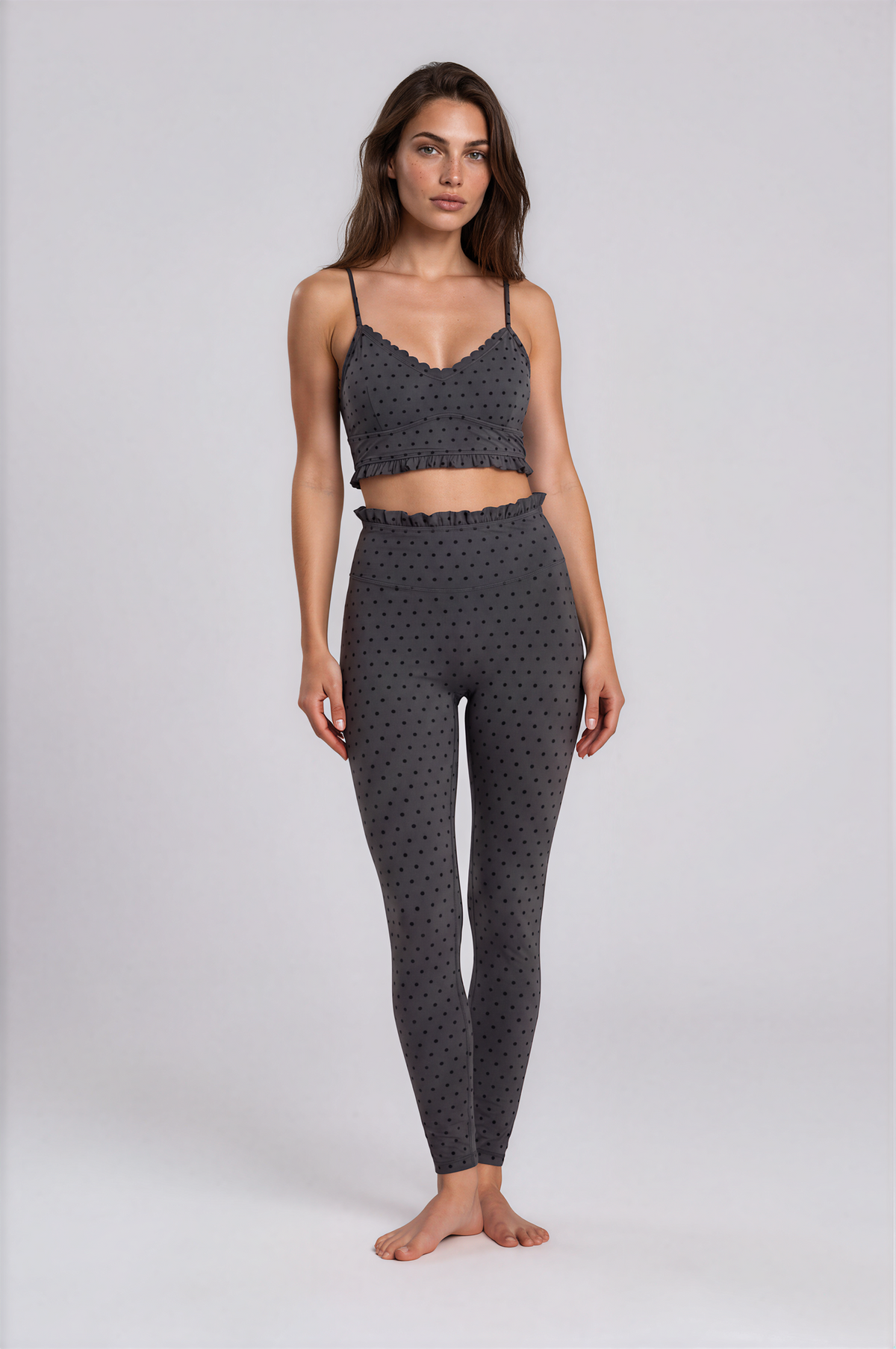 FORM Billie bralette polka dot – detail view – PRIV the Brand