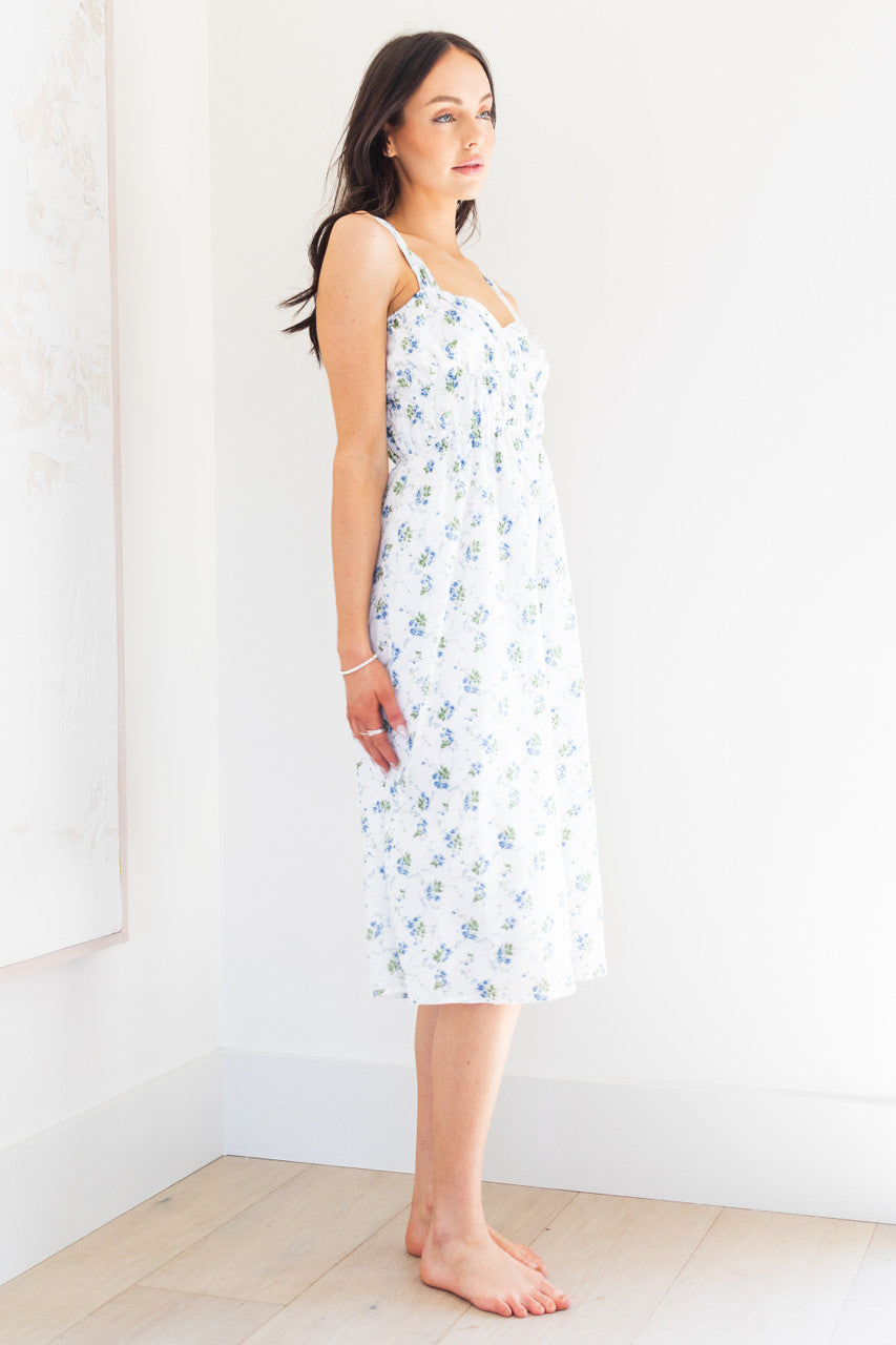Provence Midi Dress in French Floral