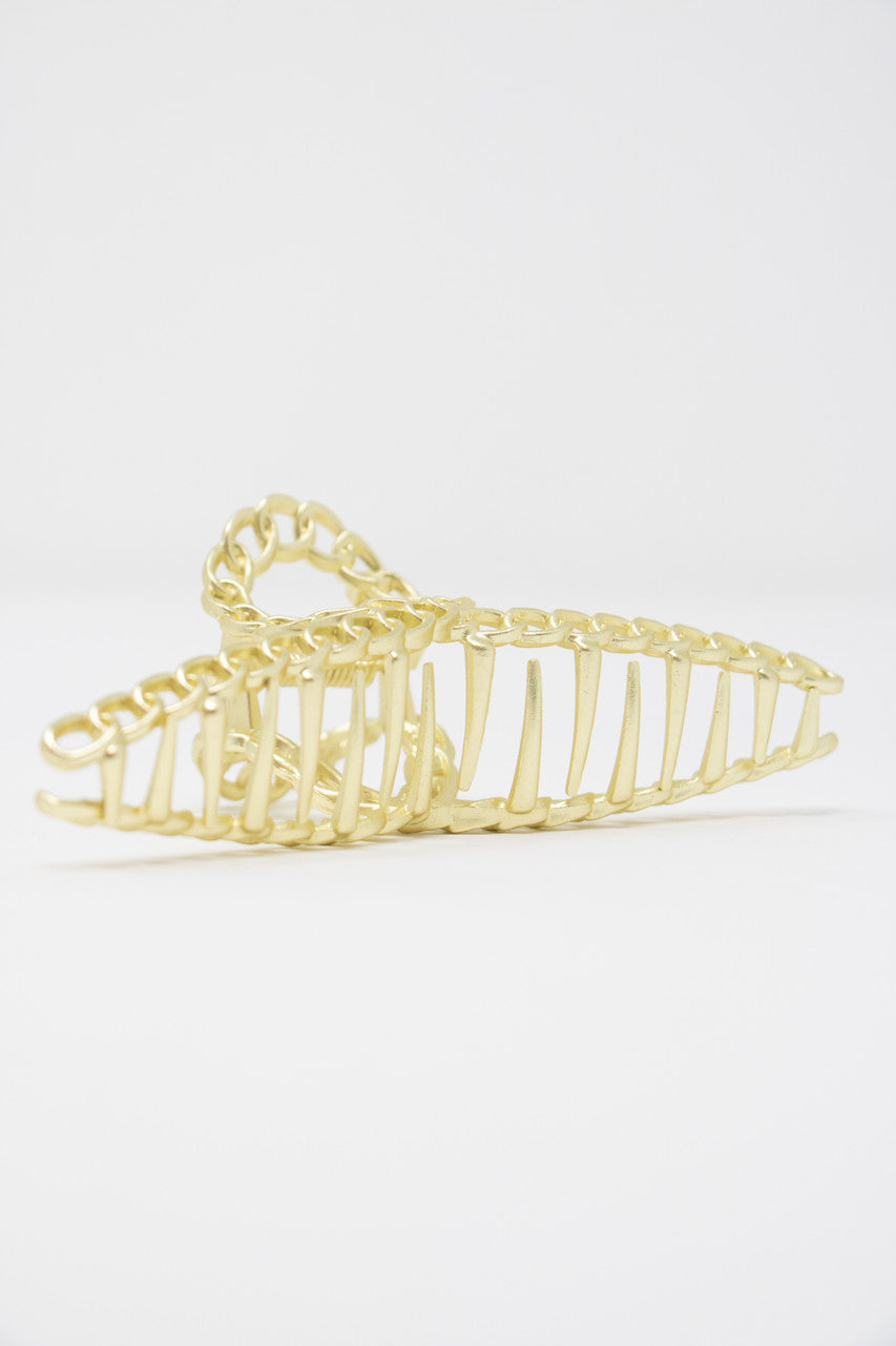 Gold Chain Metal Hair Clip