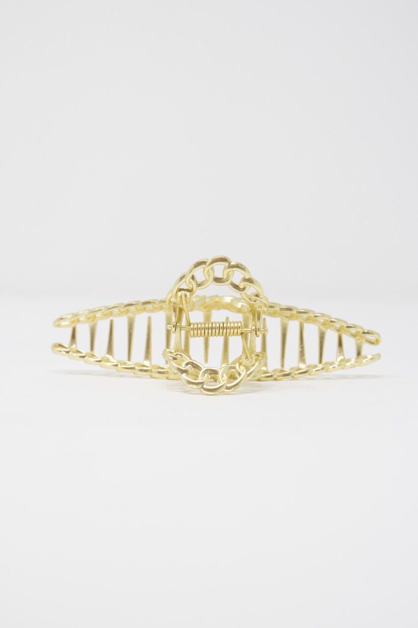 Gold Chain Metal Hair Clip