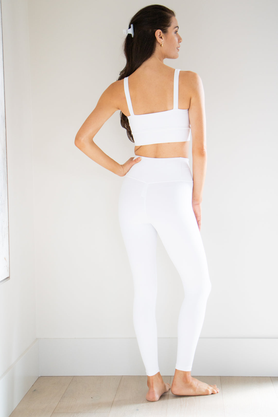 Ultimate Ribbed Leggings in Chiffon