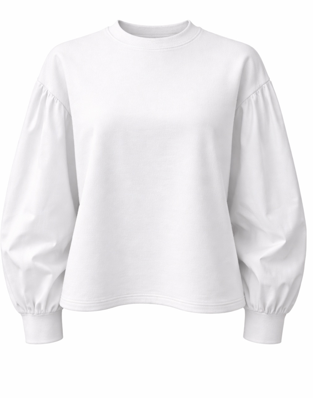 Lacelle Long Sleeve Blouse in White