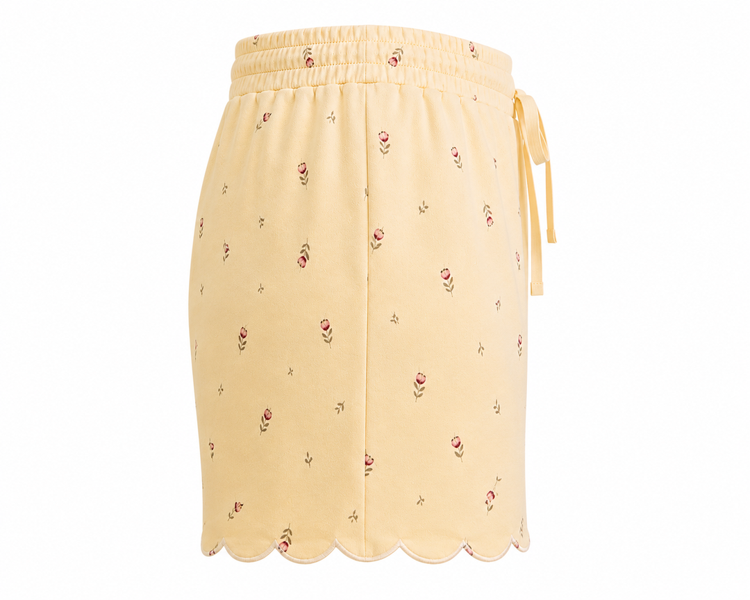 Noemie Shorts- Printed Relaxed in Tulip Print