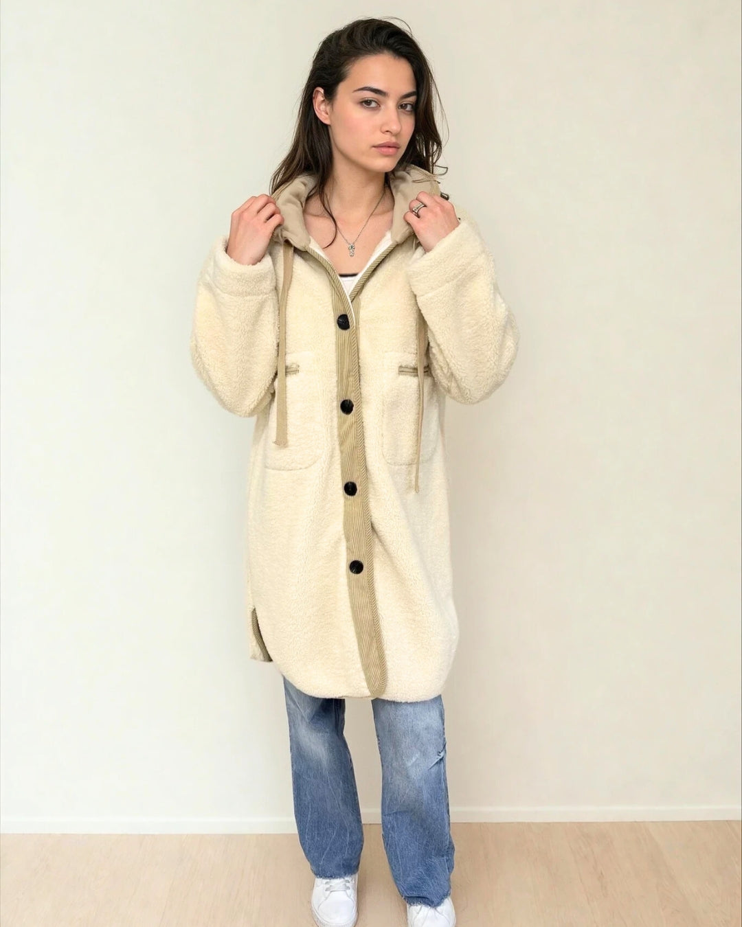 Nova 3/4 Hooded Coat