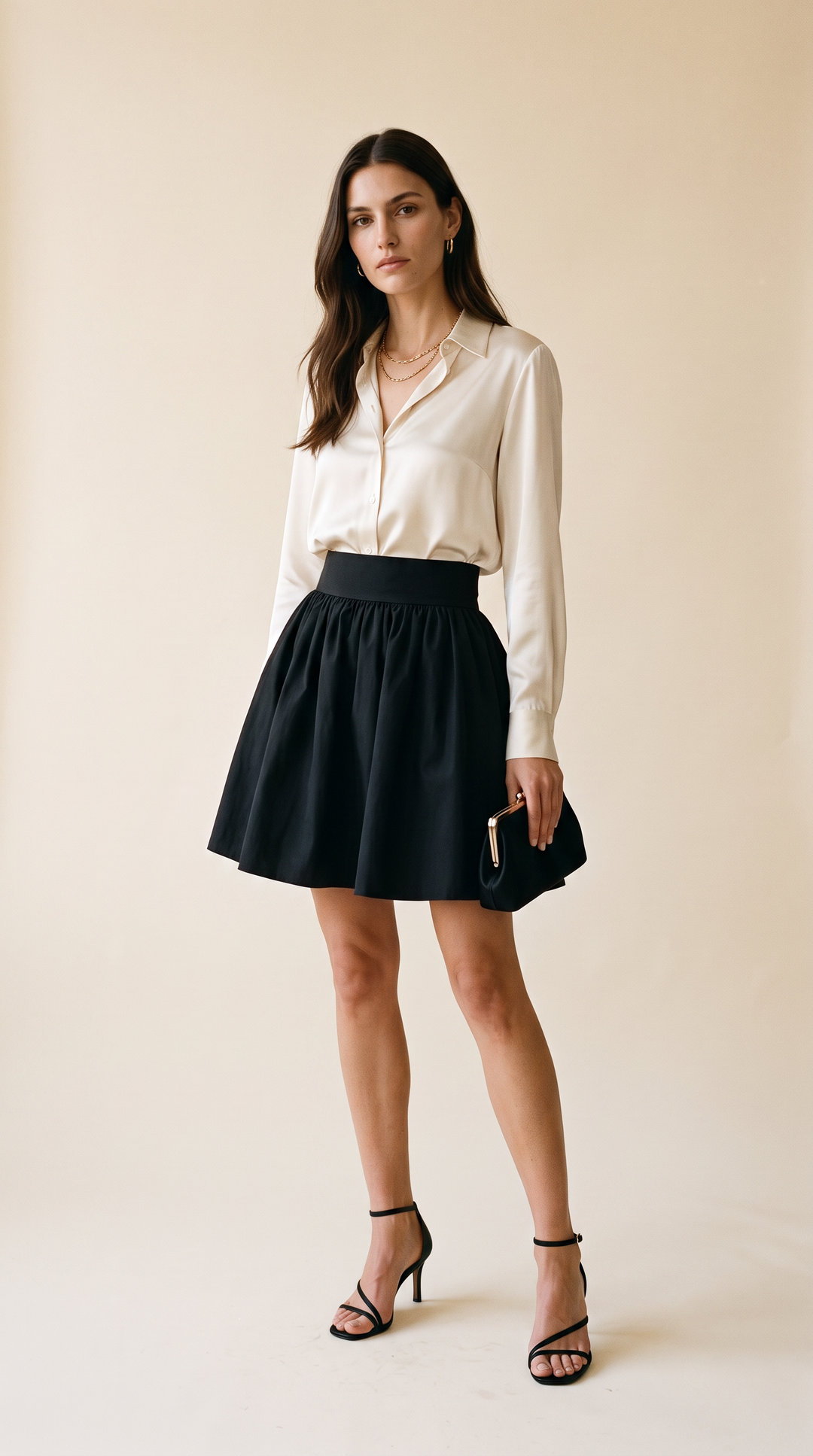 Solene skirt studio campaign
