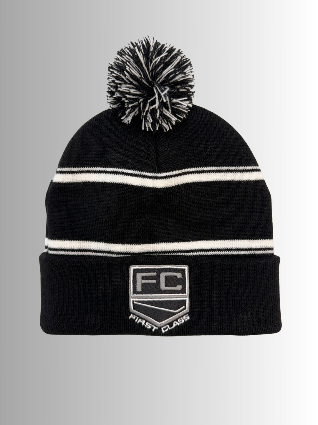 First Class Branded Toque in Black