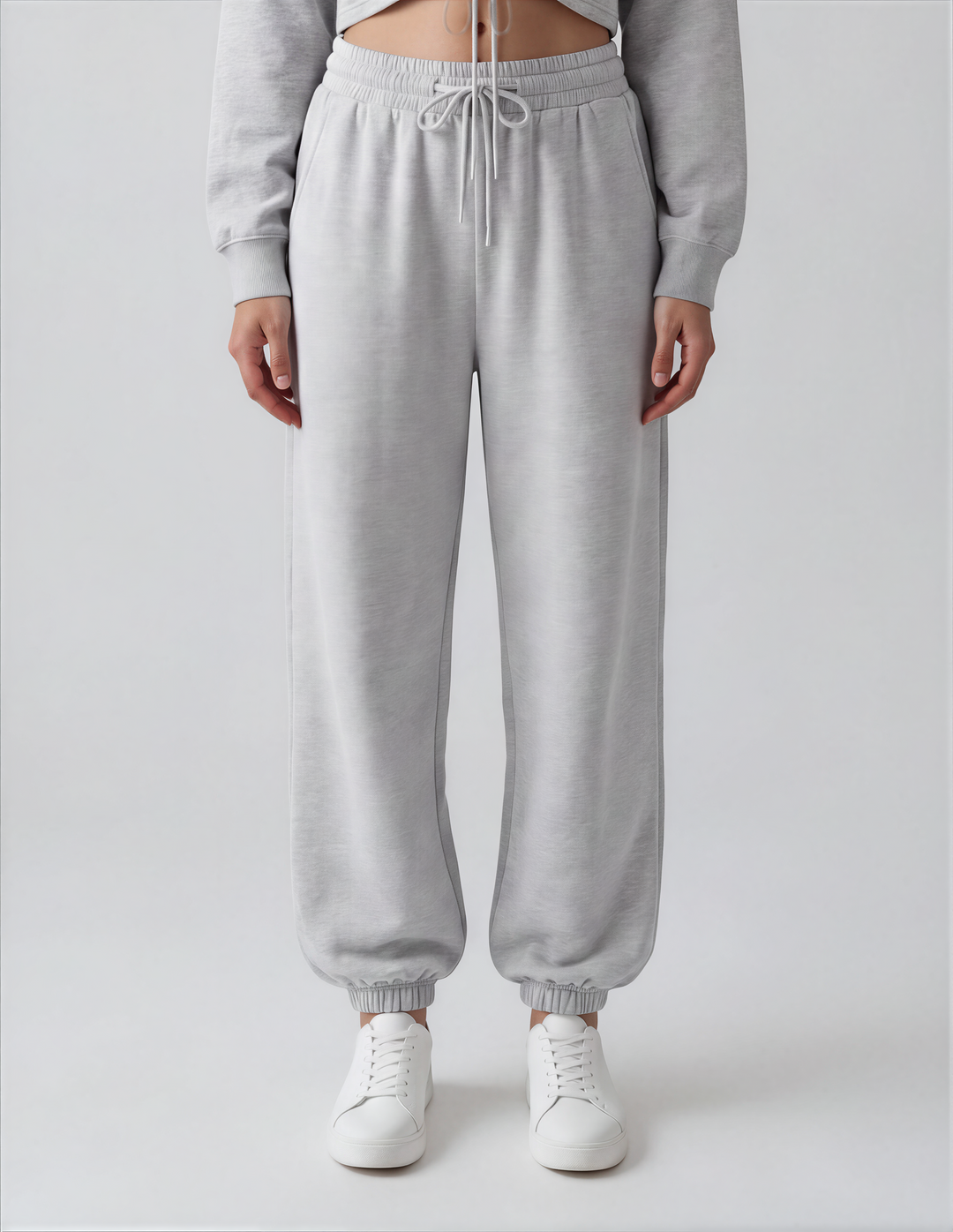 Margot Fleece Jogger - Relaxed Drawstring Lounge Pant Dove