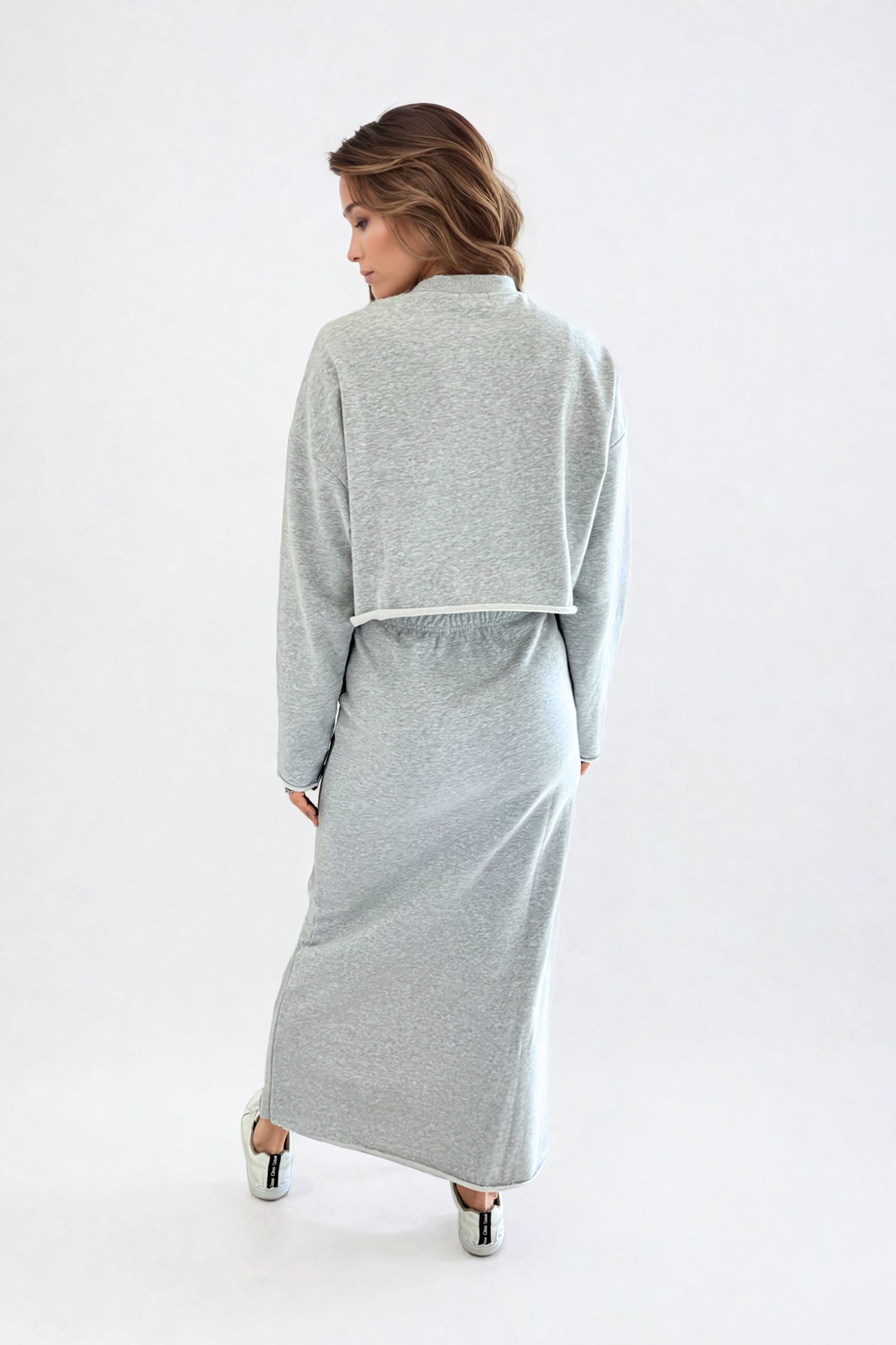 Sunday Set in Heather Grey – PRIV Collections