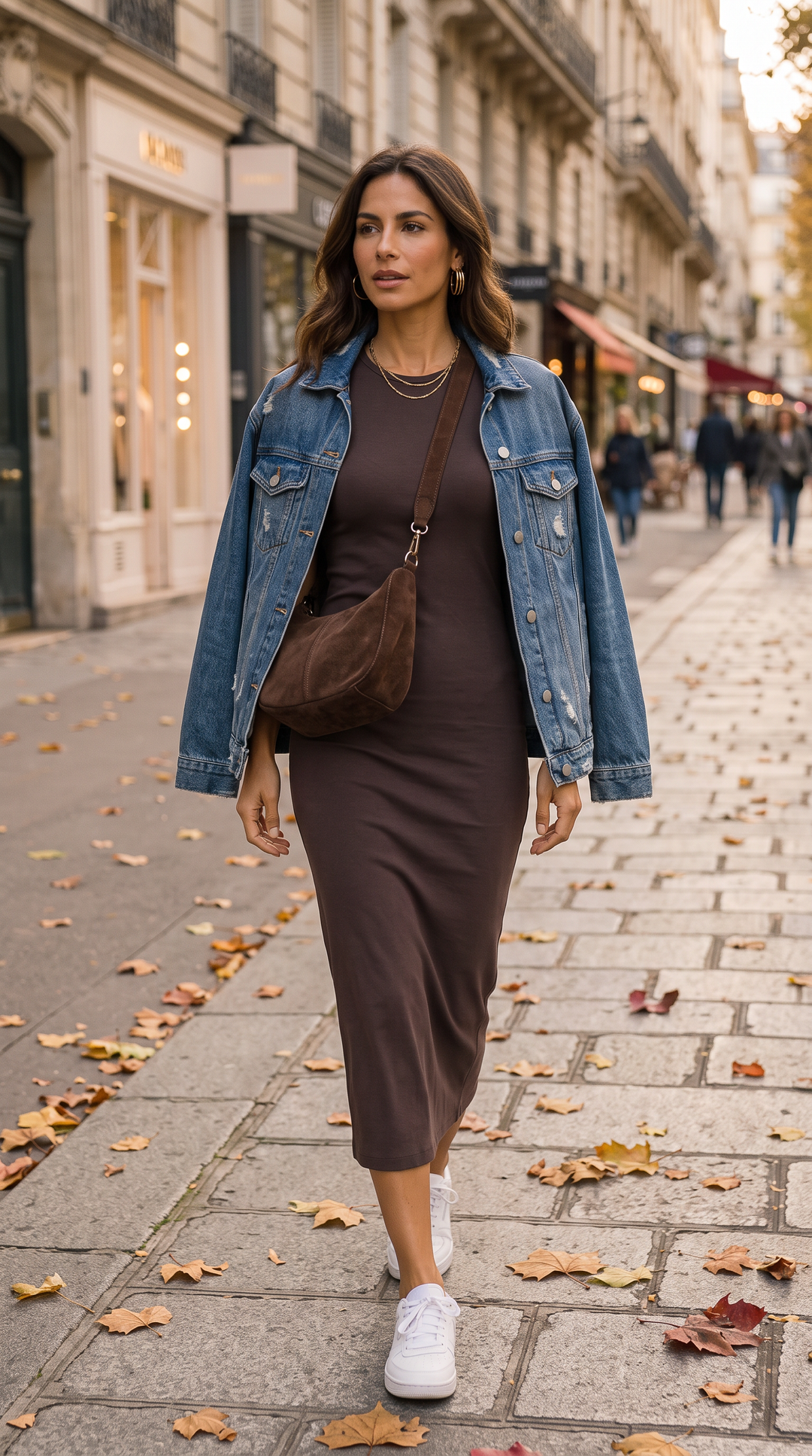 Willa Tee Shirt Dress – Maxi T-Shirt Dress Espresso