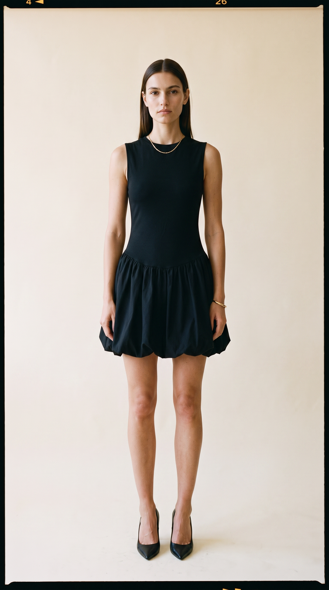 Neva cocktail dress black – full length – PRIV the Brand