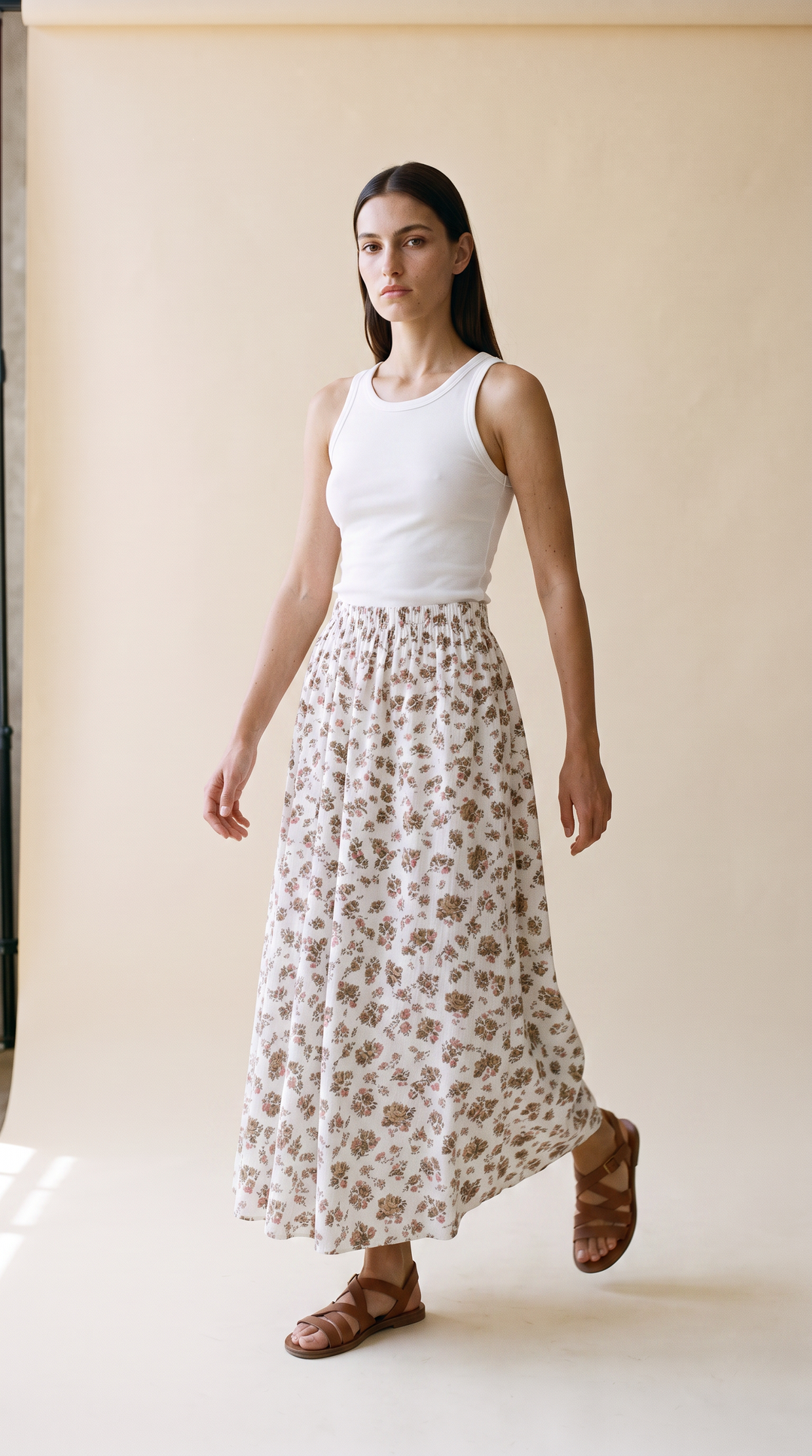 Chloe Skirt Blue Floral