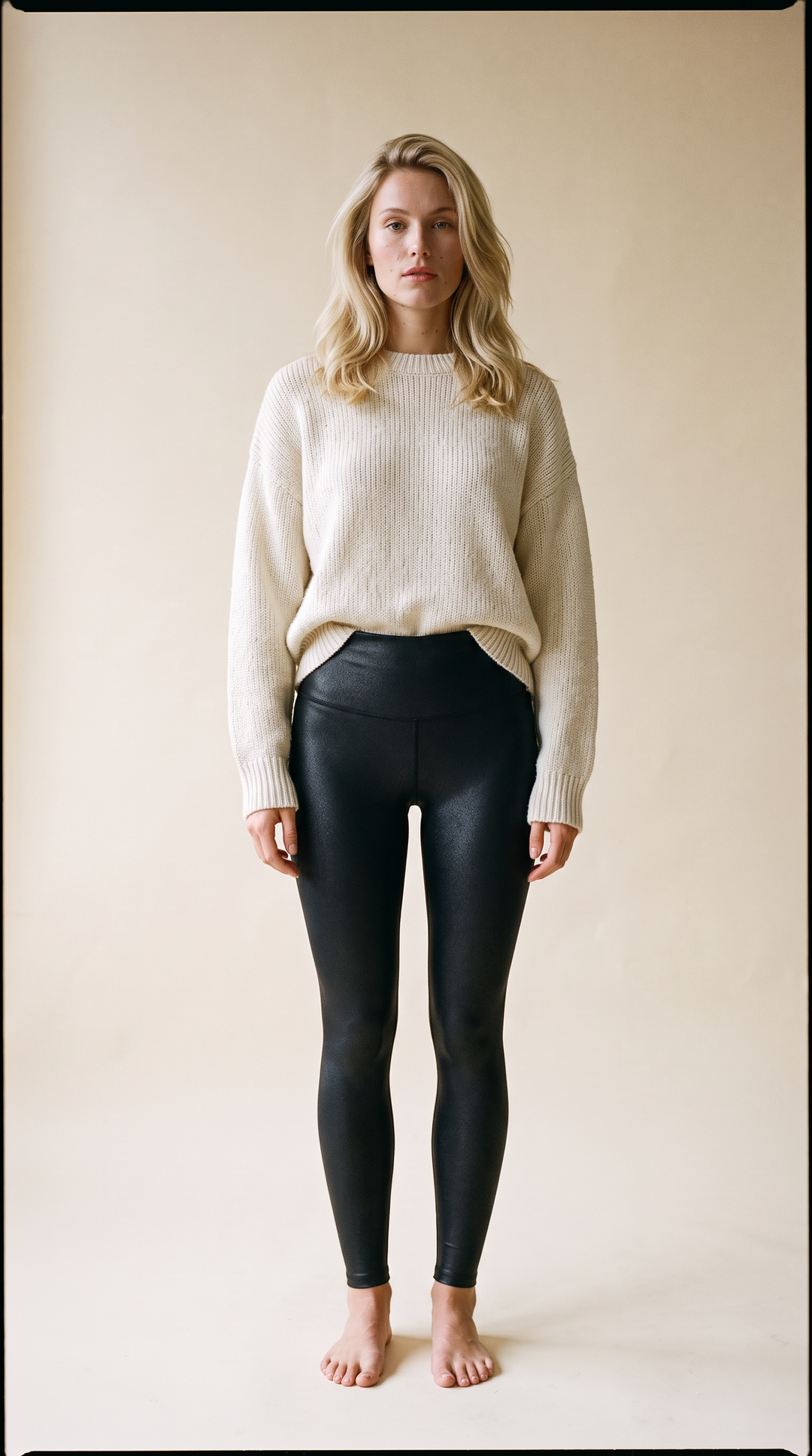 Faux Leather Legging