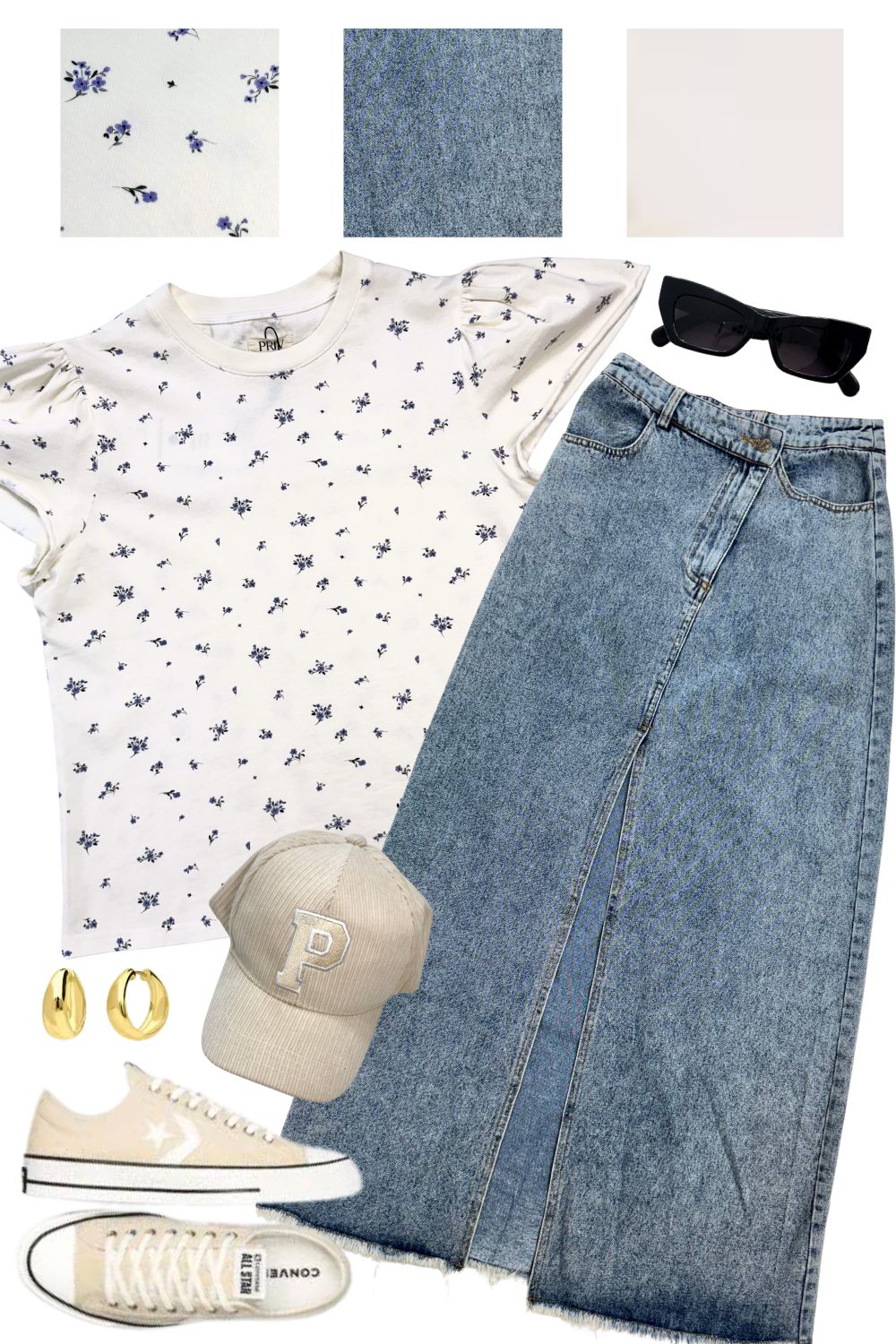 Colette Puff Sleeve Floral Tee