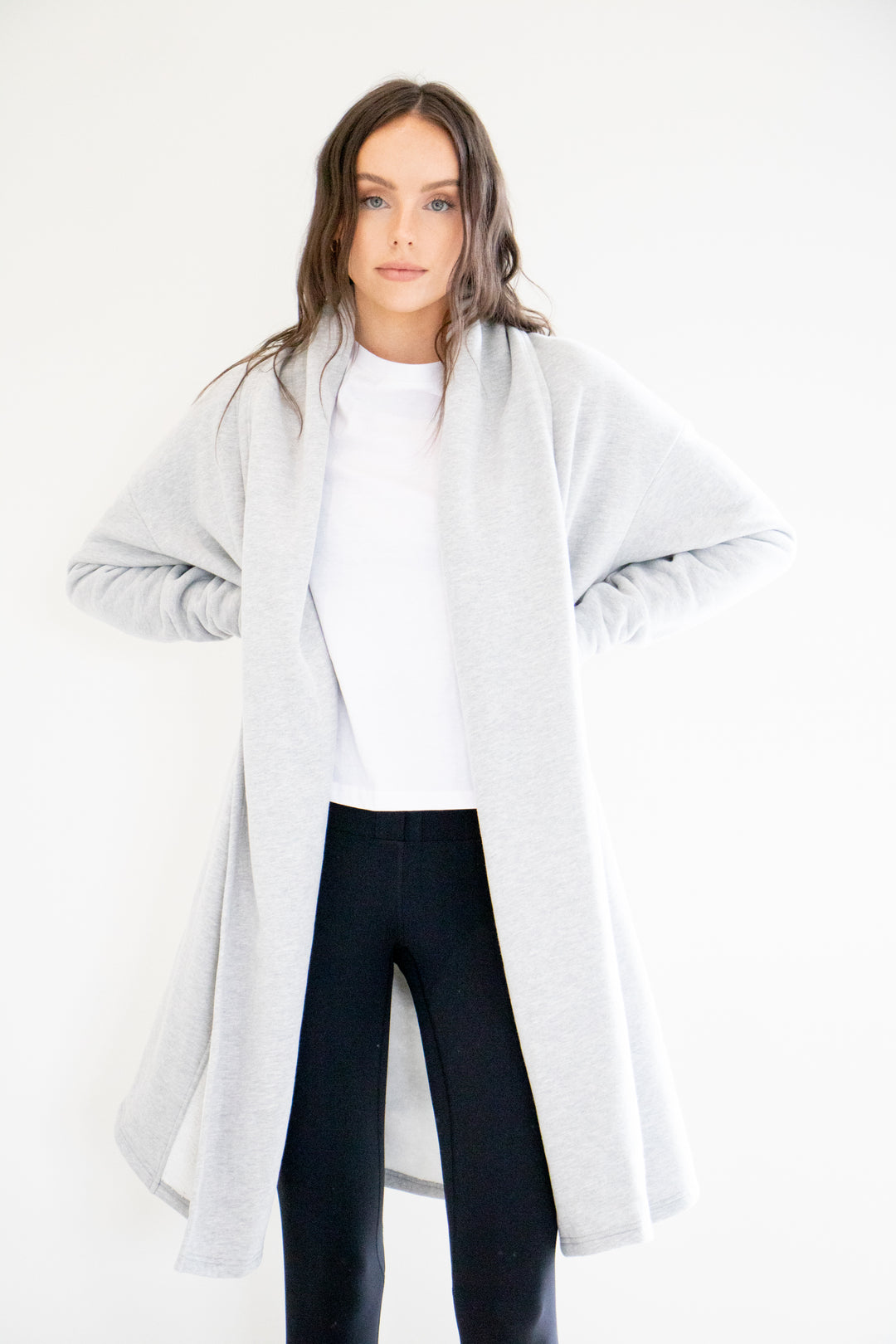 Coco Coatigan in Light Grey