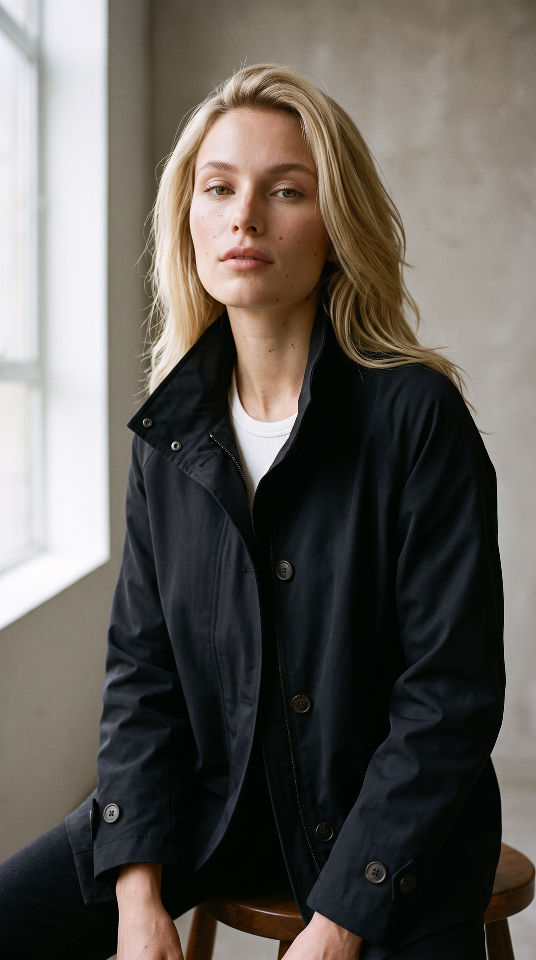 Hudson - Soft Structured Everyday Jacket In Black
