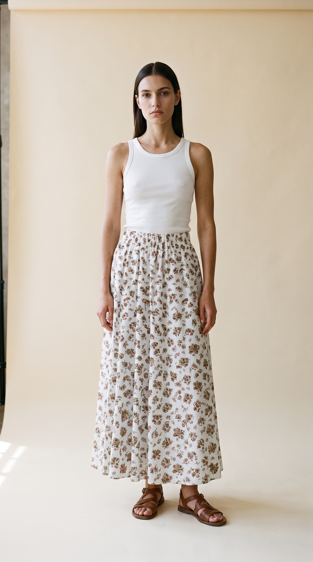 Chloe Skirt Blue Floral