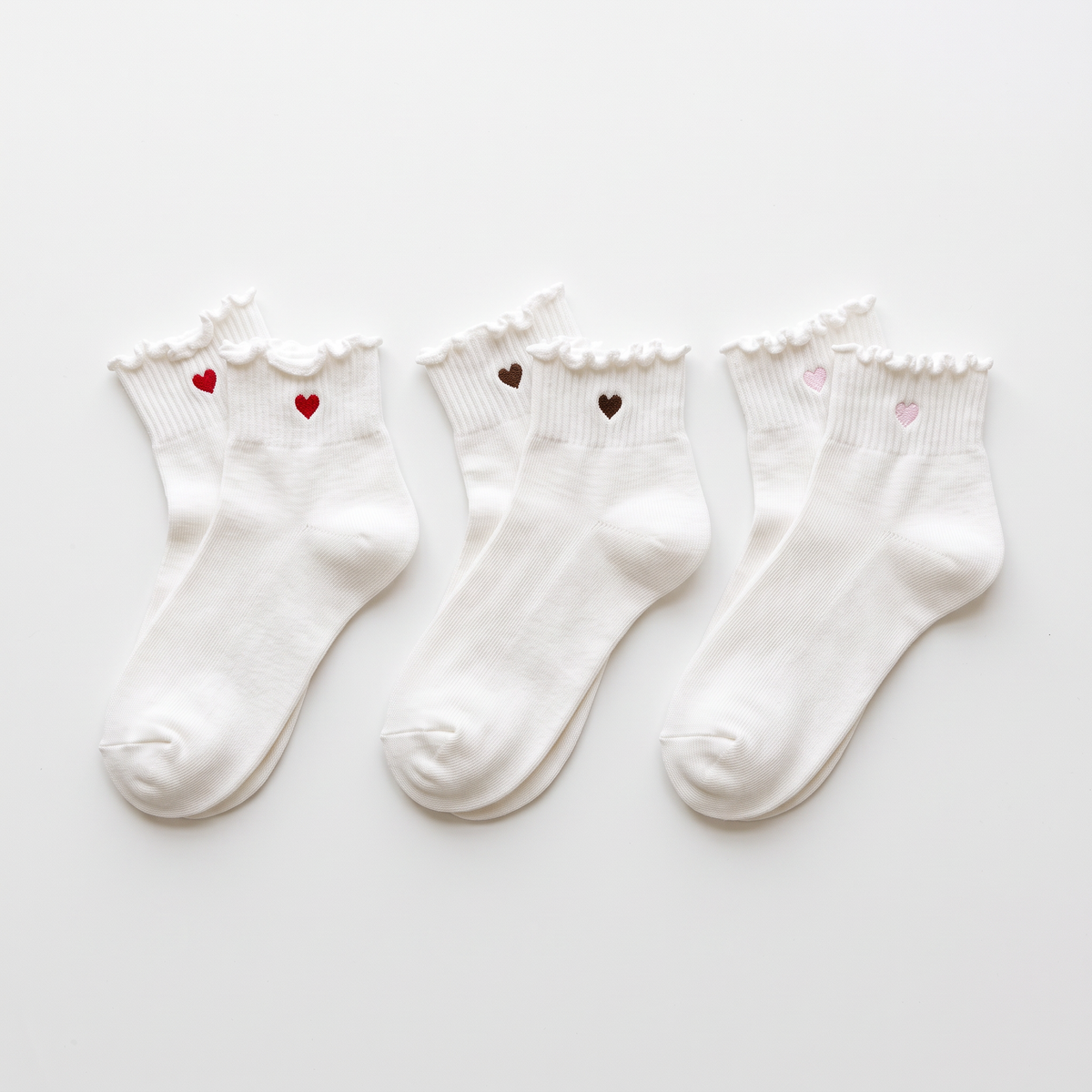 Sweetheart Socks - flat lay 2