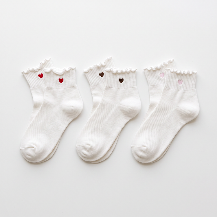 Sweetheart Socks - flat lay 2
