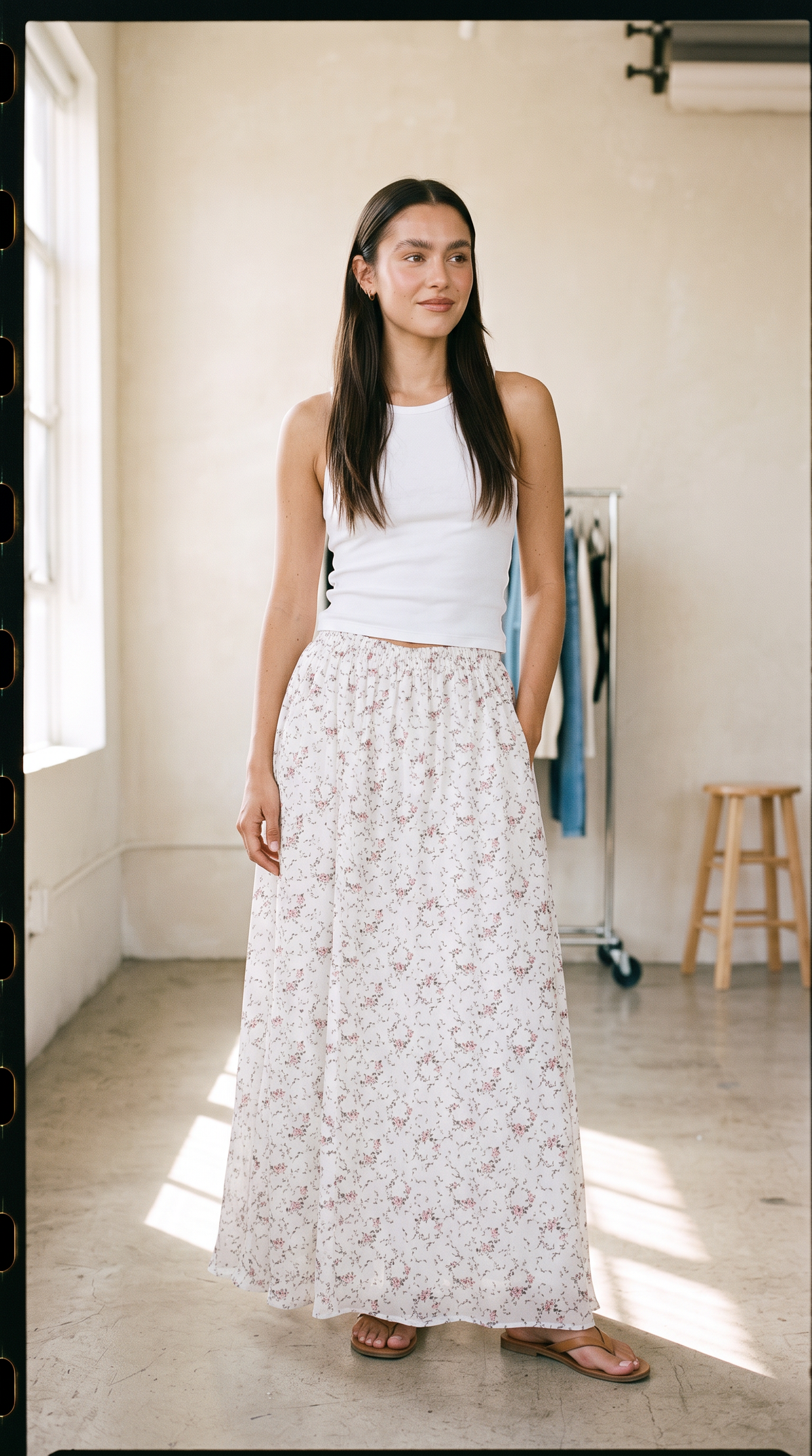 Chloe Skirt White Floral-Isabeyphotography-3