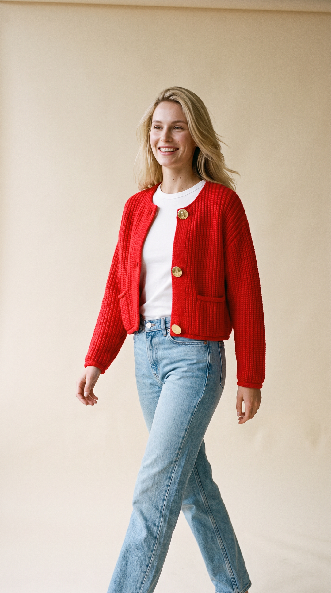 Elsie Cardigan Scarlett