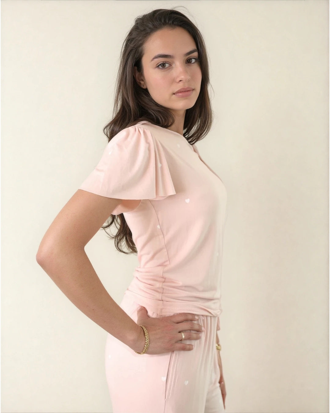 Heartfull Silky PJ’s Blush